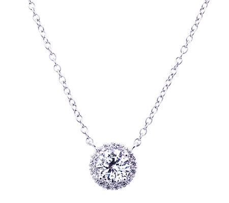 Diamonique 100-Facet 1.65cttw Halo Pendant, Pla tinum Clad