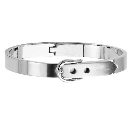 Steel by Design Fancy Belt Hinged Bracelet