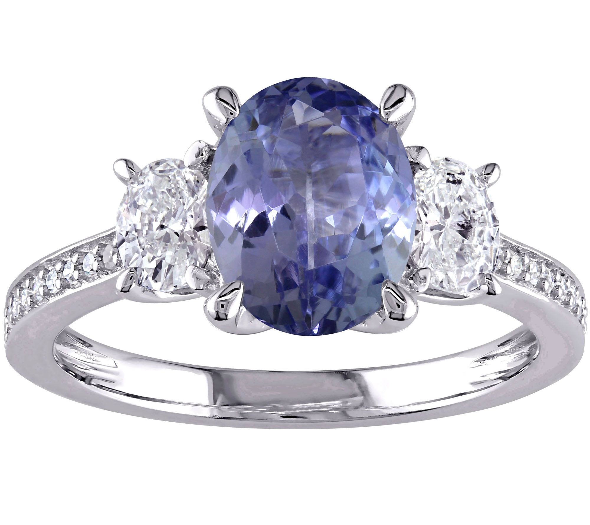 Bellini 2.00 ct Tanzanite & 1/2 cttw Diamond Ri ng, 14K Gold