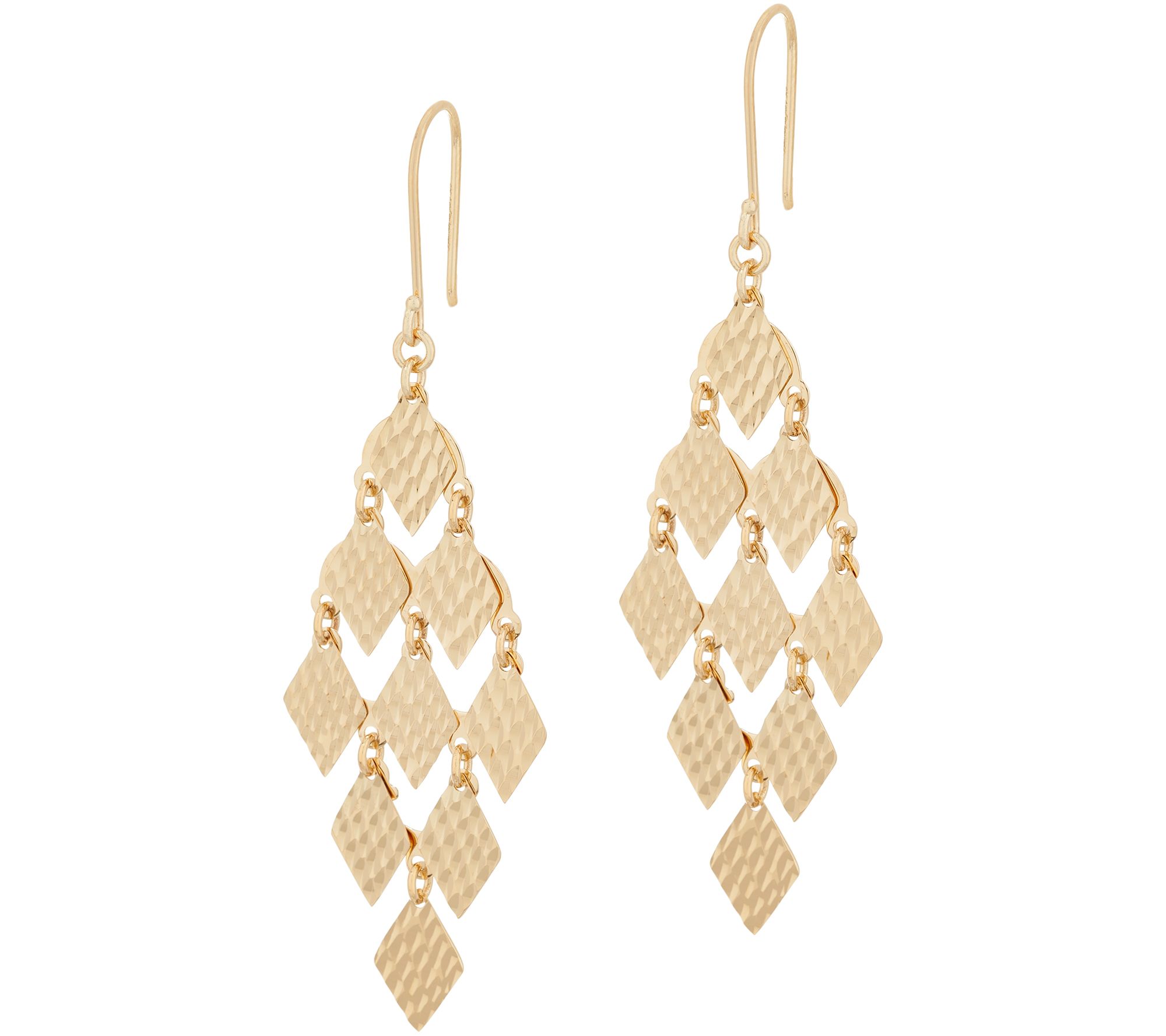 gold chandelier earrings