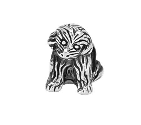 Prerogatives Sterling Sitting Puppy Bead
