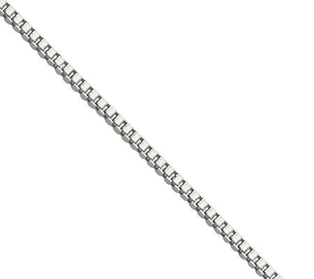 Steel by Design 1.2mm 20 Box Chain Necklace