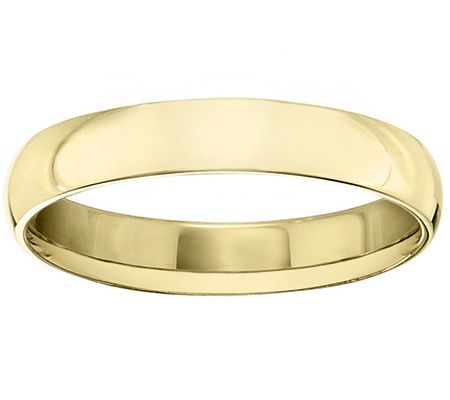 Women's 18K Yellow Gold 4mm Comfort Fit Wedding Band
