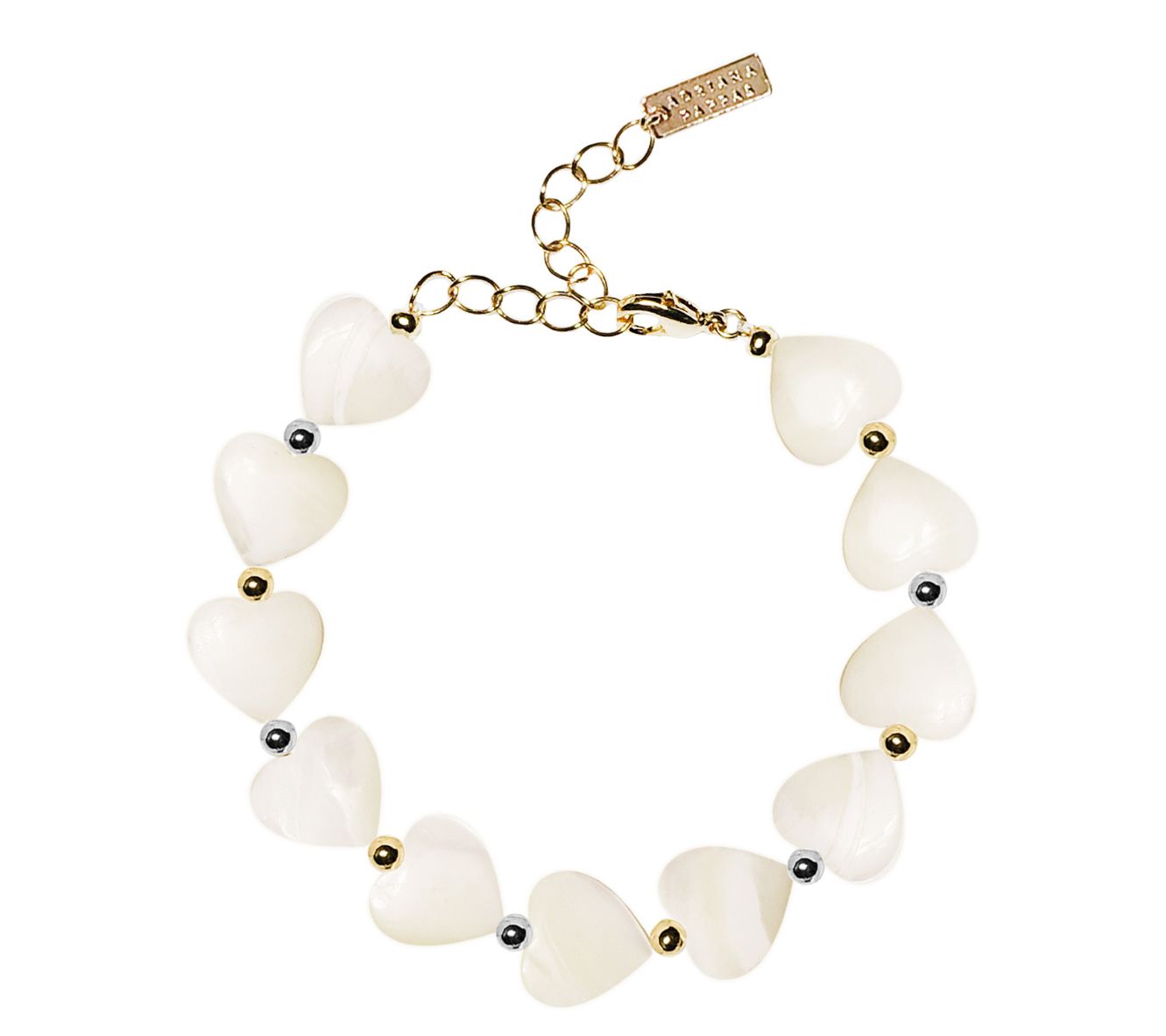 Adriana Pappas Designs Mother of Pearl Sweethea t Bracelet