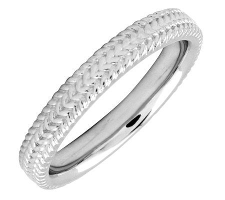 Simply Stacks Sterling 3.25mm Braid Ring