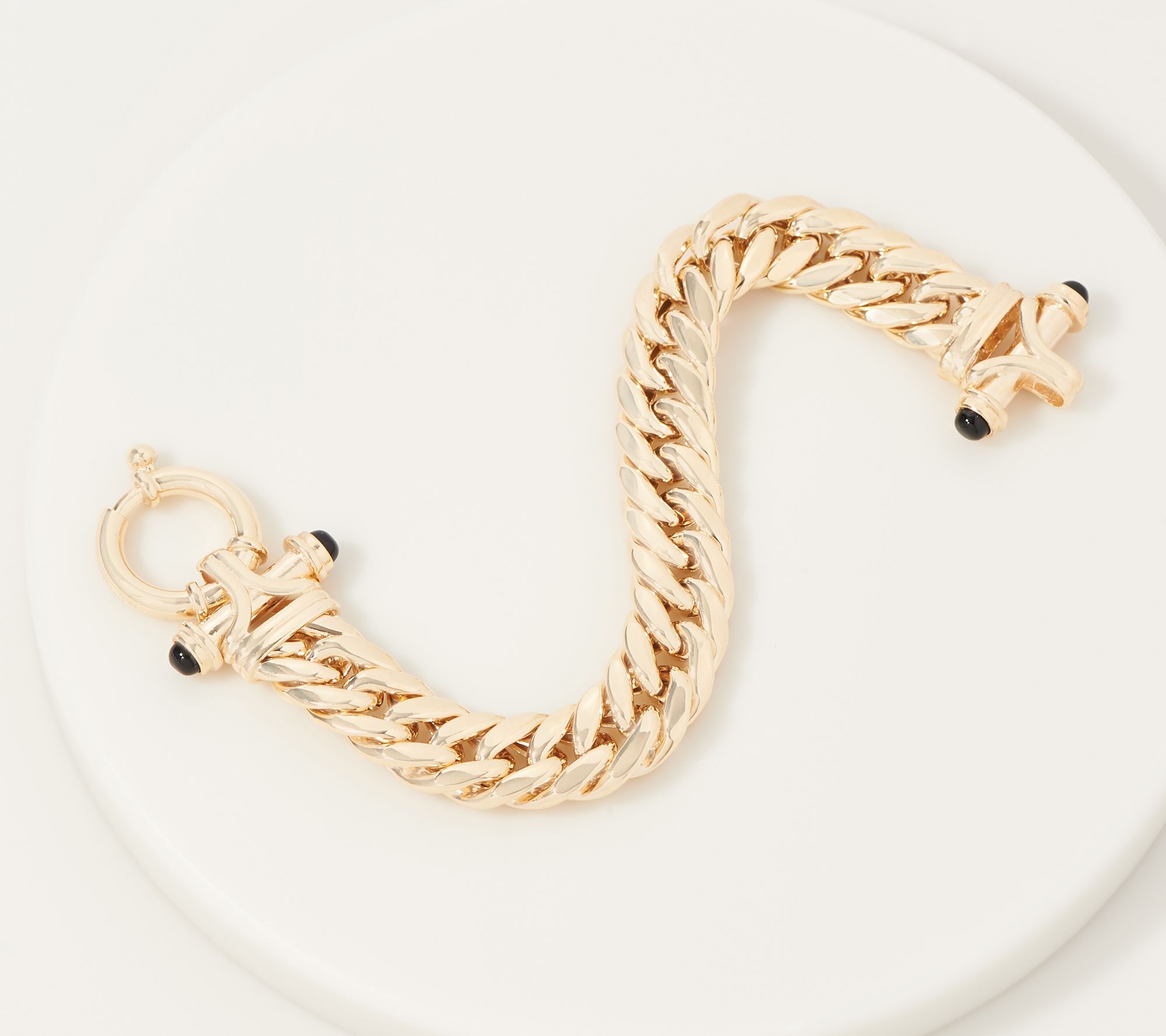 Sterling Silver Cuban Link 6-3/4 Bracelet by Silver Style