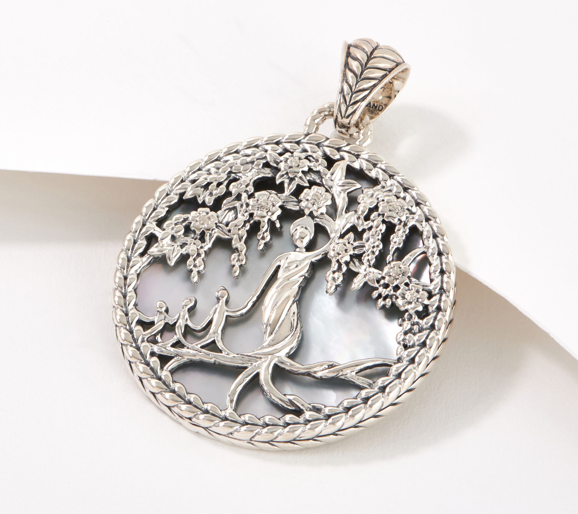 JAI Sterling Silver Tree of Life Enhancer