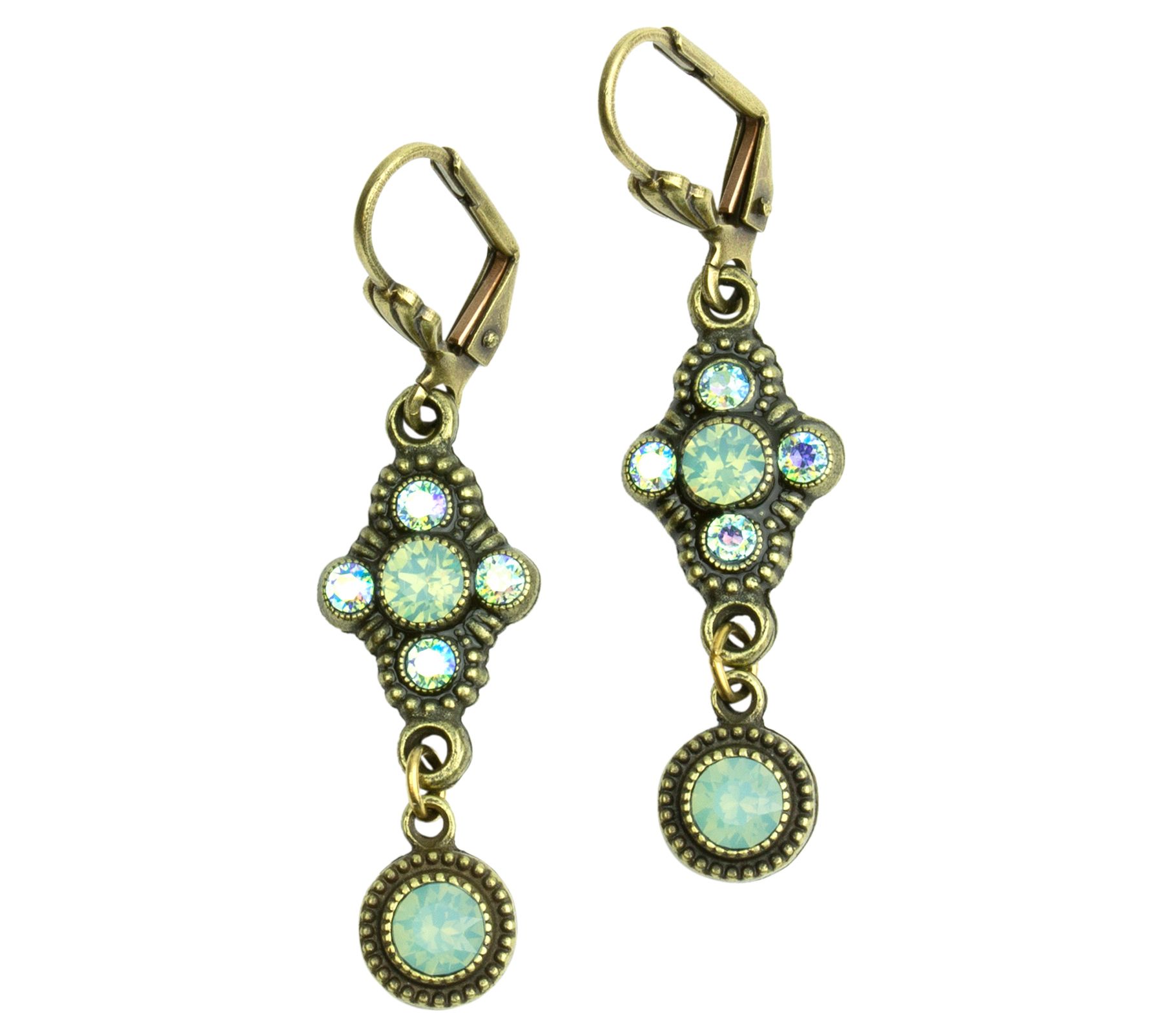 Anne Koplik Pacific & Opal Crystal Earrings