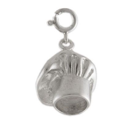 Sterling Chefs Hat Charm