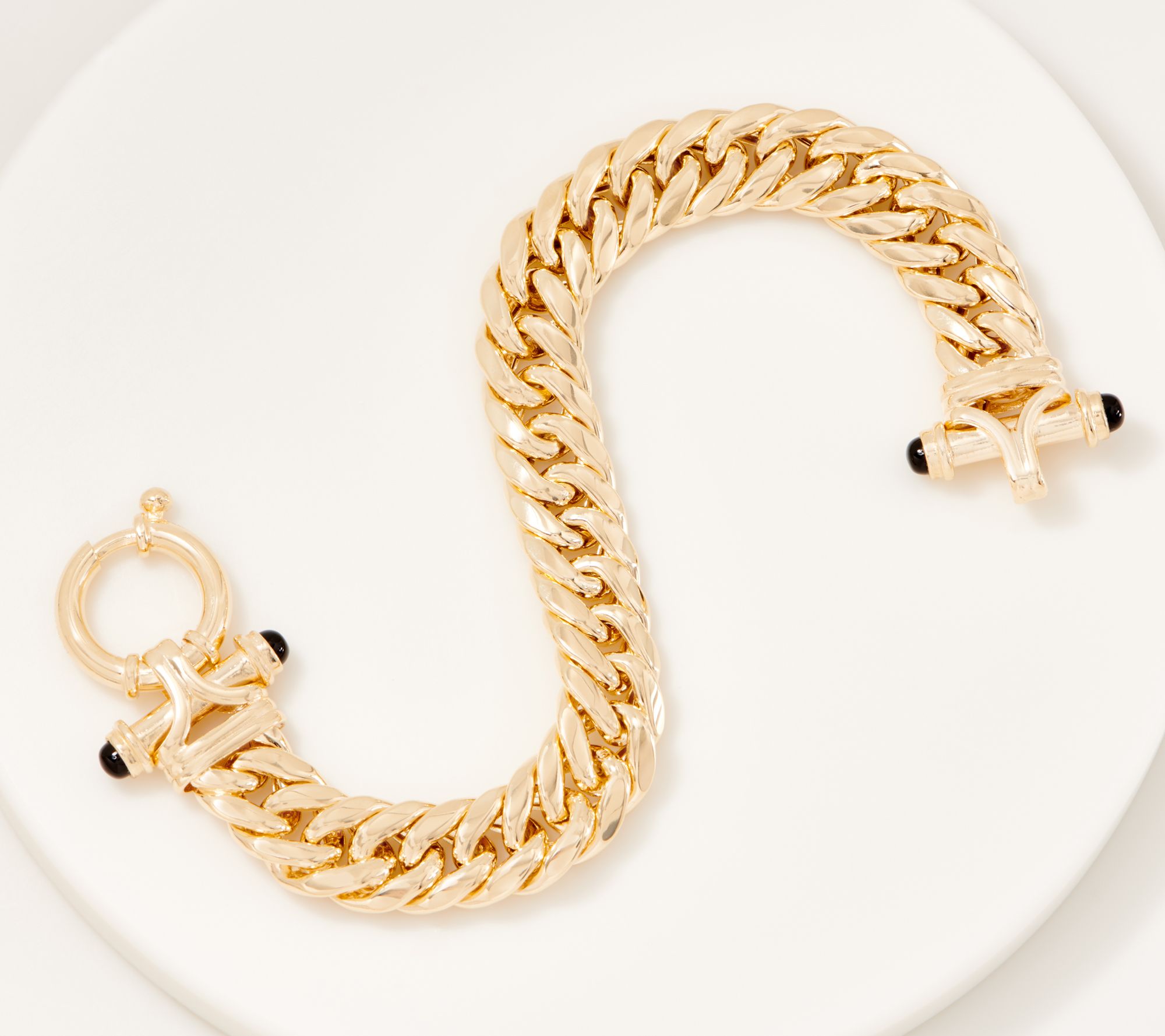 Sterling Silver Cuban Link  8 Bracelet by Silver Style