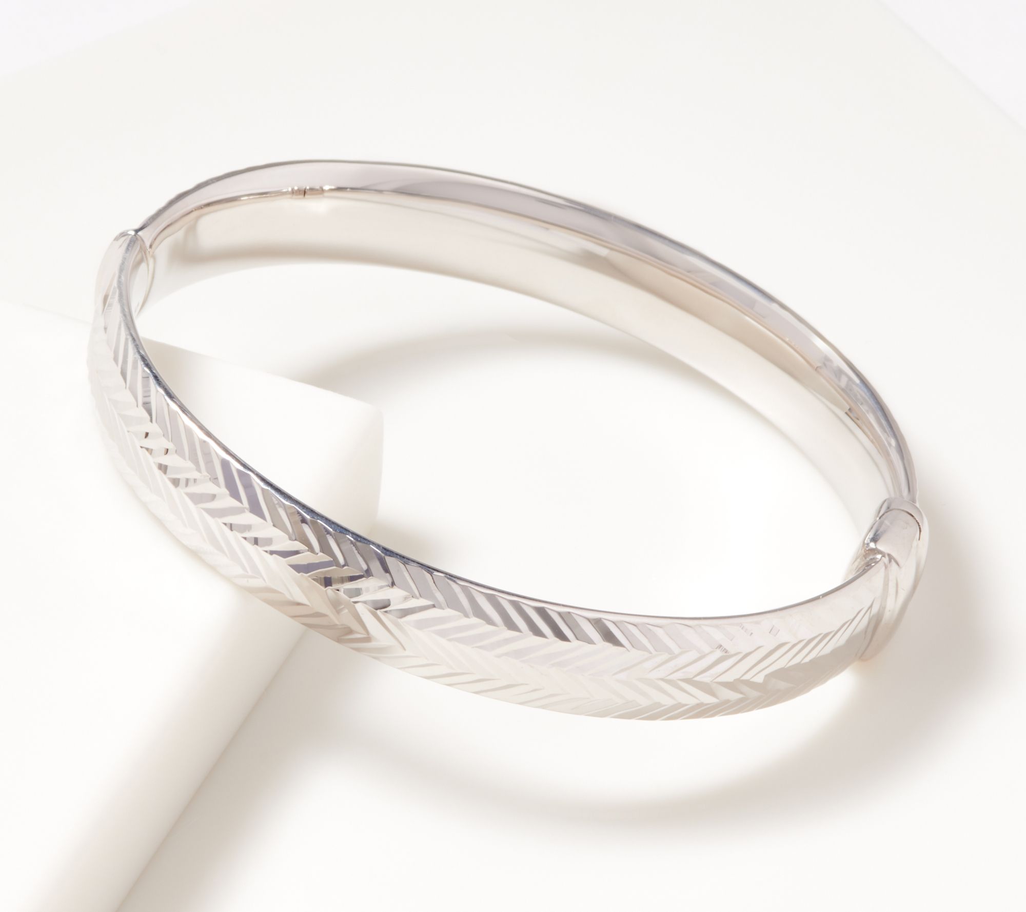 Sterling Diamond Cut/Polished 40g Solid Bangle by Silver Style