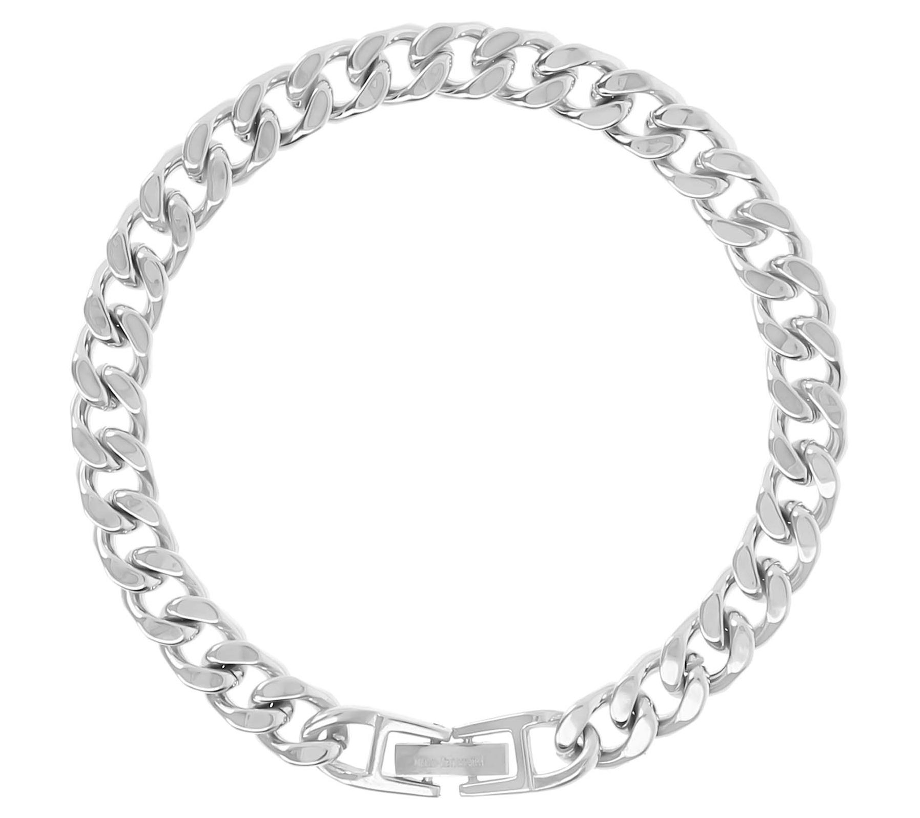 Mistero For Him Polished Figaro Bracelet, Stain ess Steel