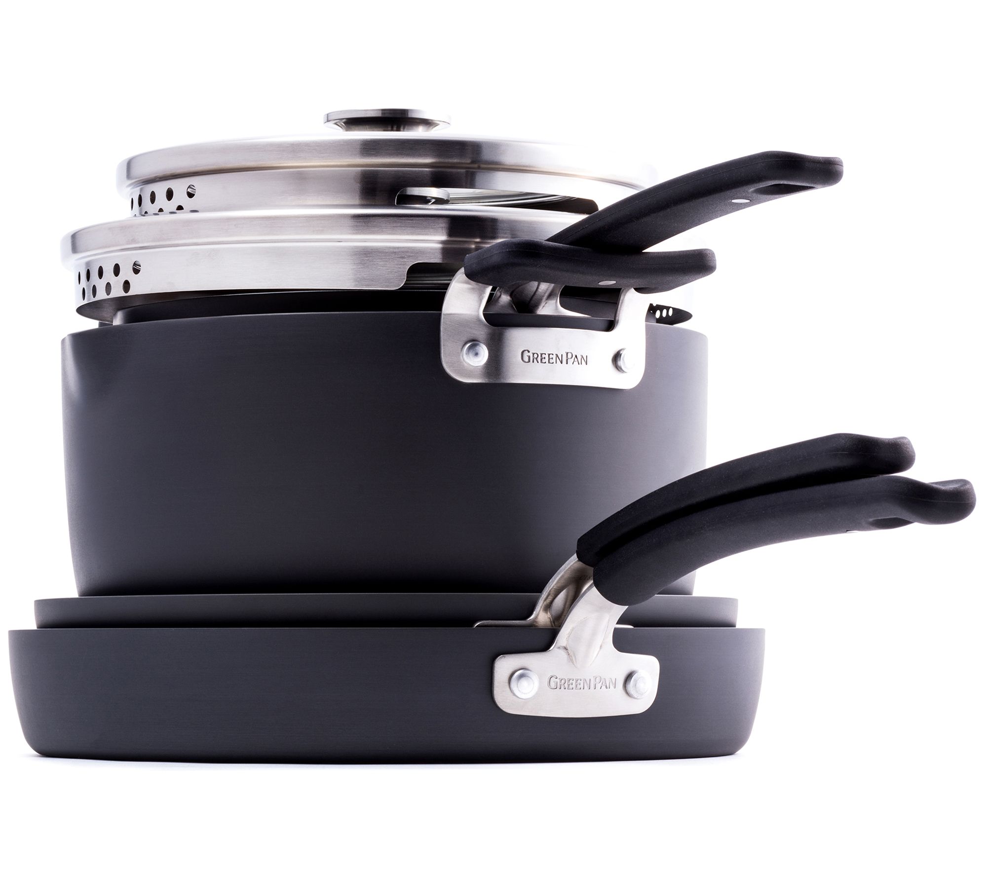 GreenPan Levels 6-Pc. Stackable Ceramic Nonstick Cookware Set