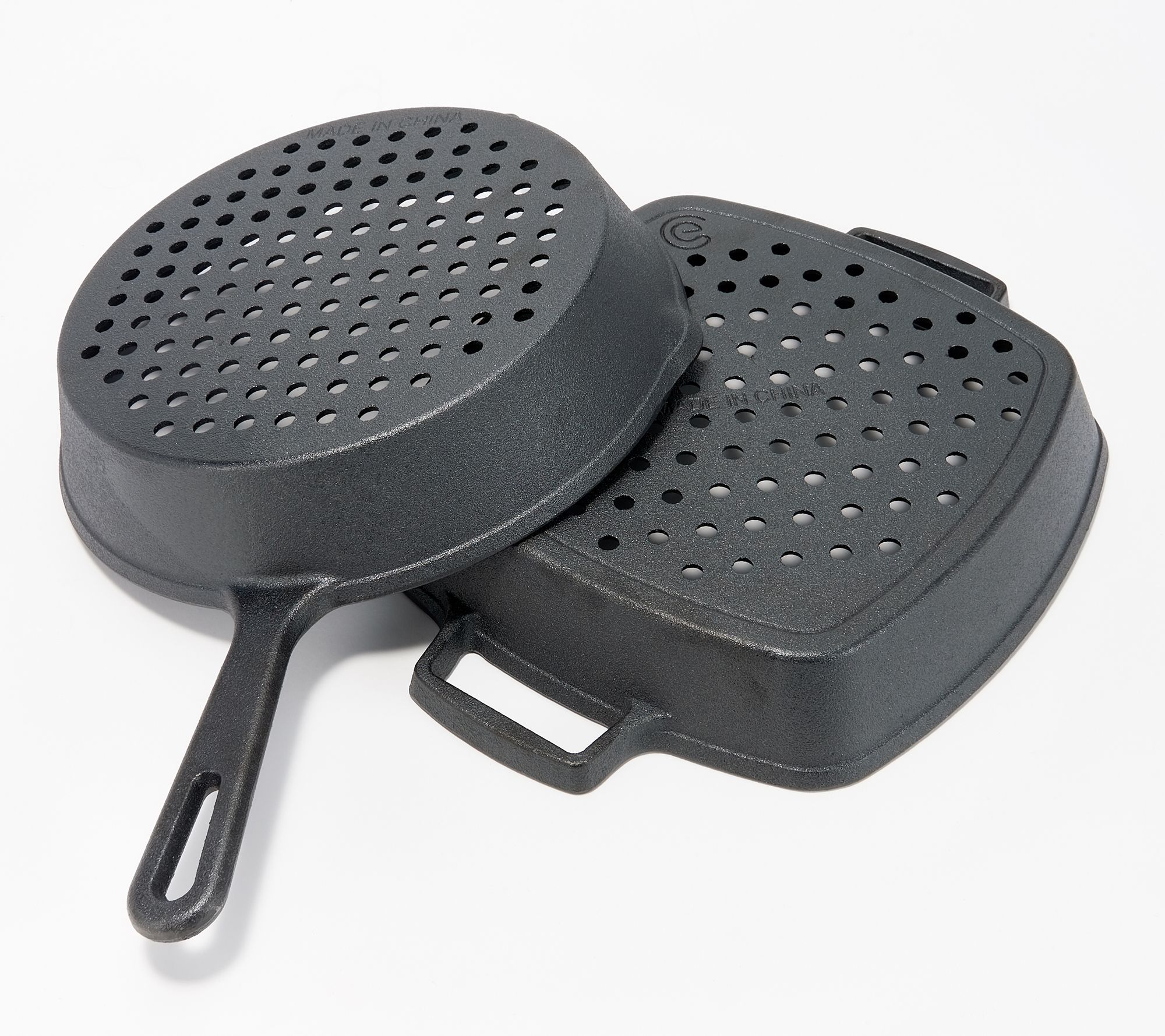 cooks cast iron pan set