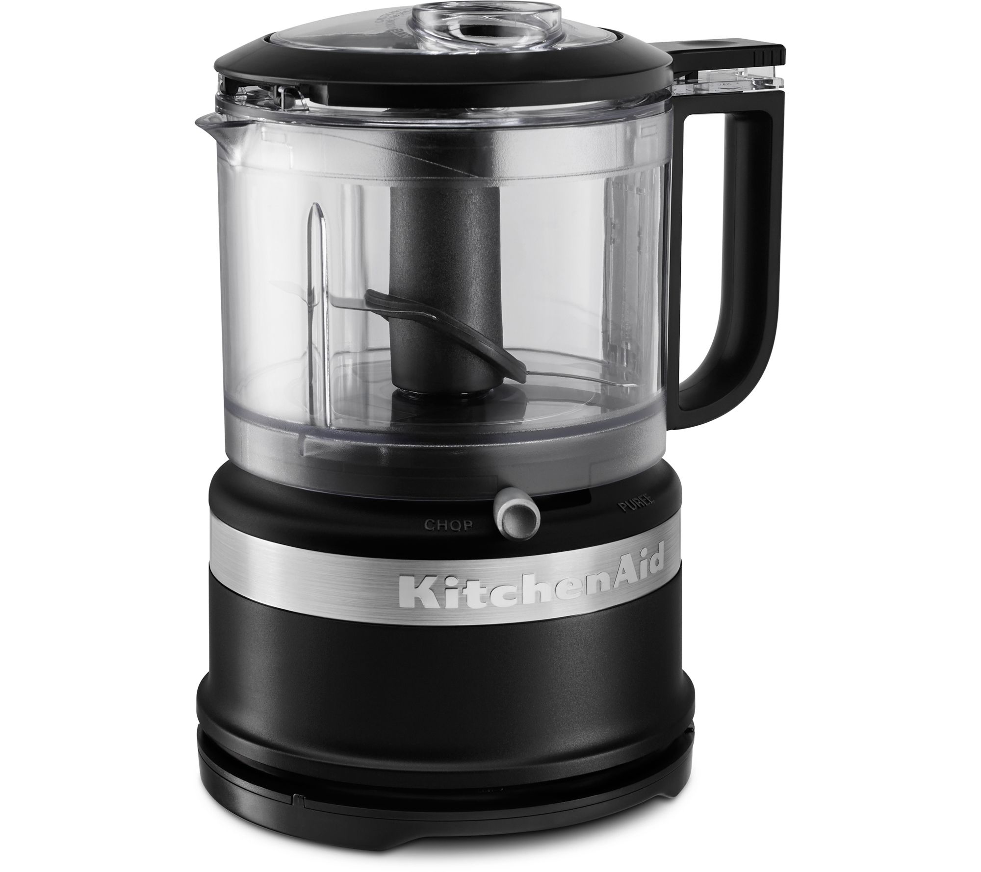 KitchenAid 3.5-Cup Mini Food Processor - MatteBlack - Page 1 — QVC.com