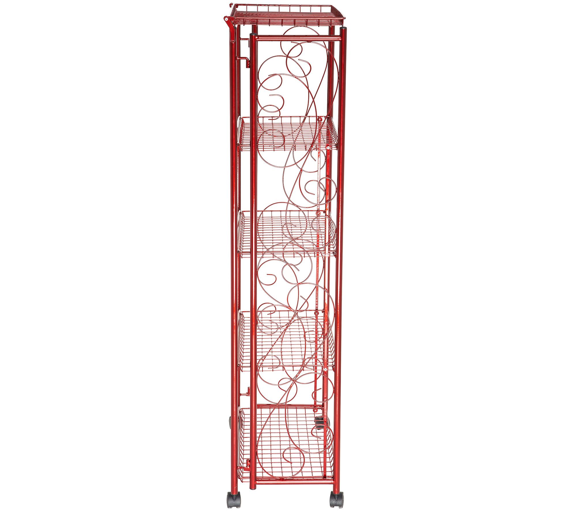 Cook's Essentials 5Tier Deluxe Folding Storage Rack Page 1 —