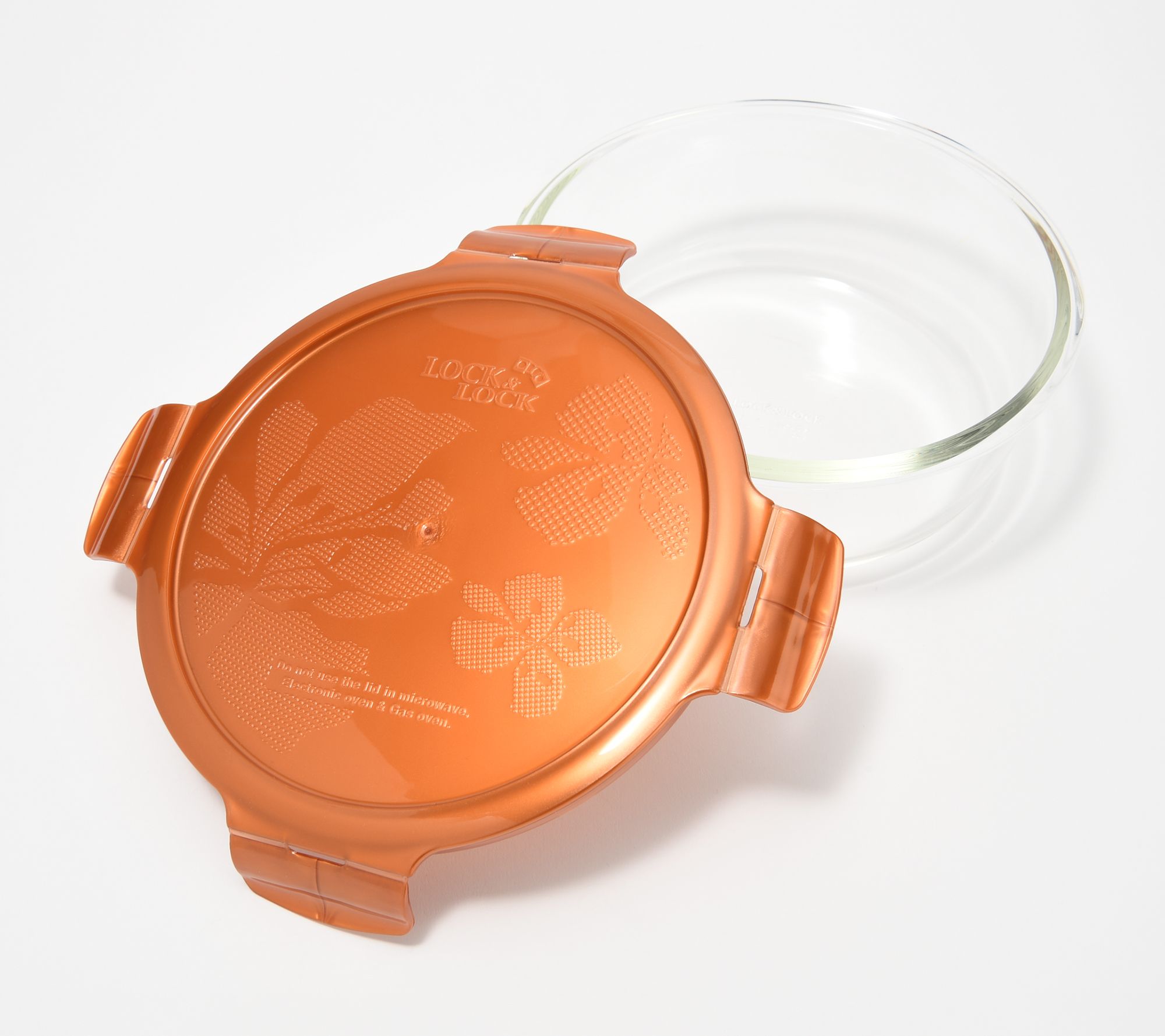 LocknLock Set of 3 Glass Bowl Storage Container Set