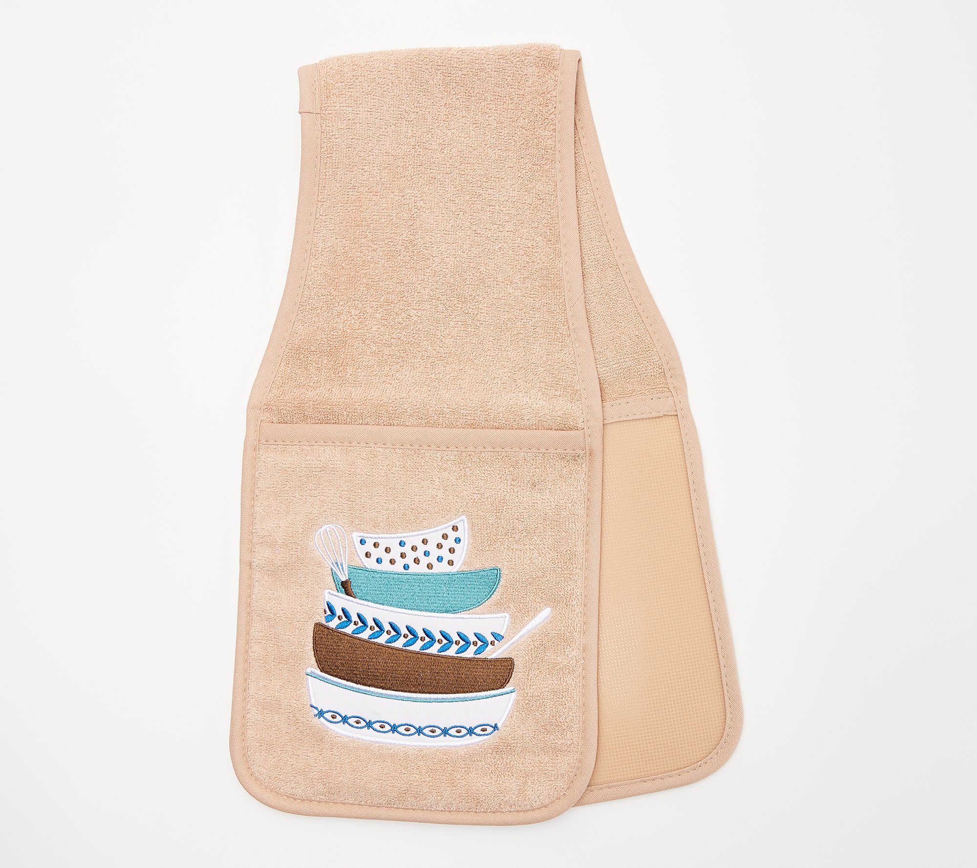 Cooking Buddy Embroidered Towel & Pot Holder by Campanelli Page 1