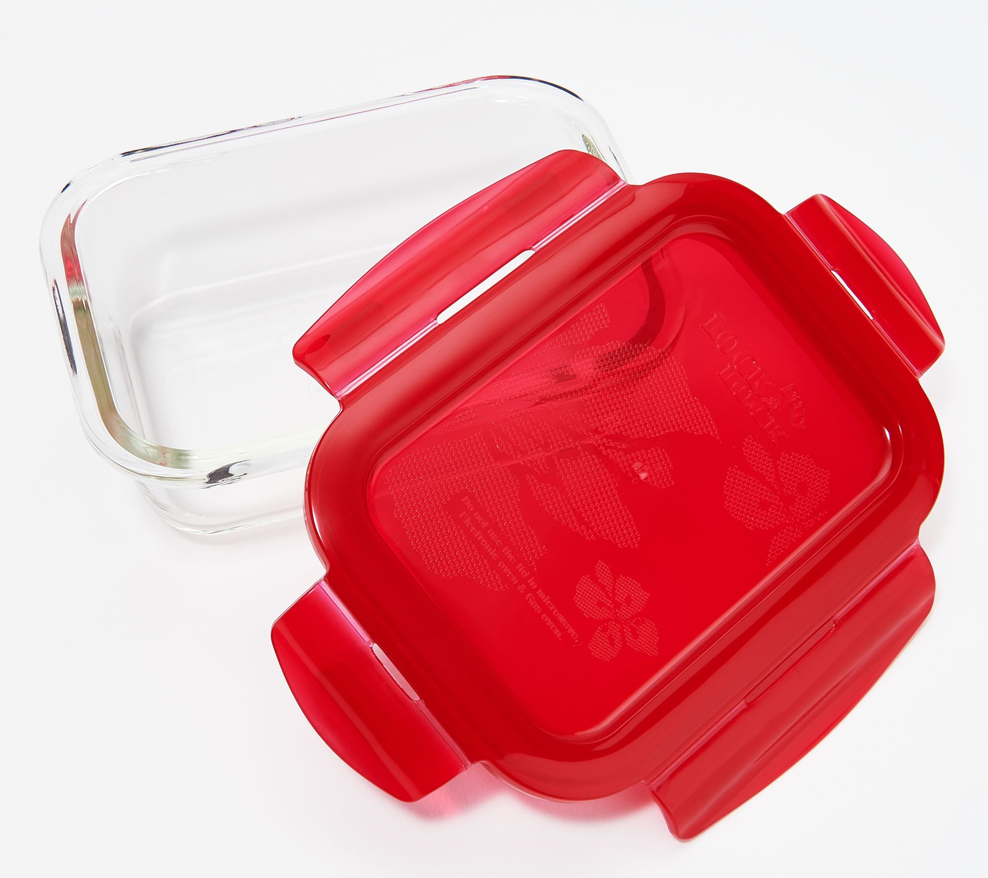 Lock & Lock 4Piece Glass Rectangle Storage Container Set