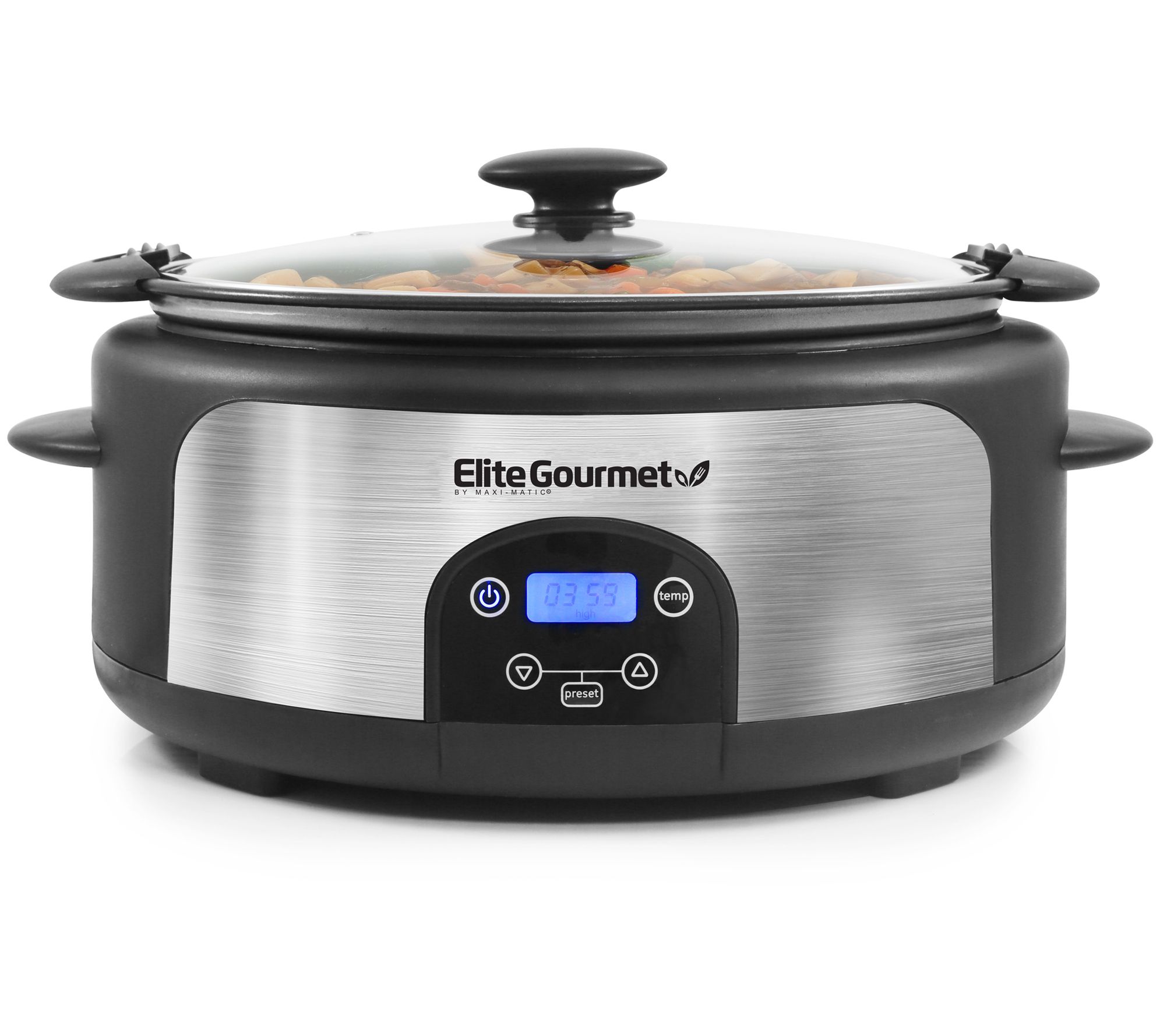 Elite Platinum 6Qt. Programmable SS Slow Cooker