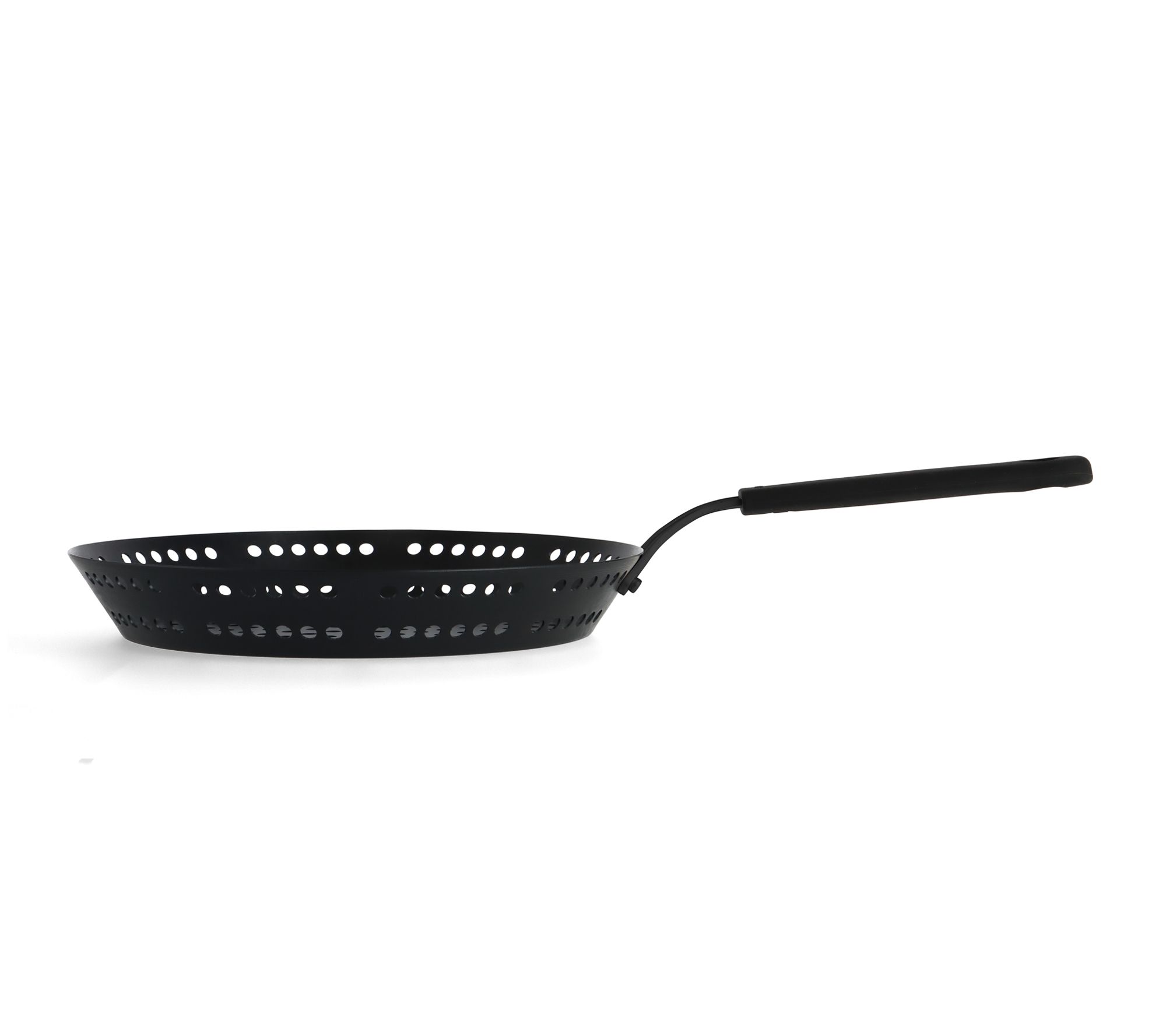 OXO 12" Black Steel BBQ Frying Pan with Silicon Sleeve