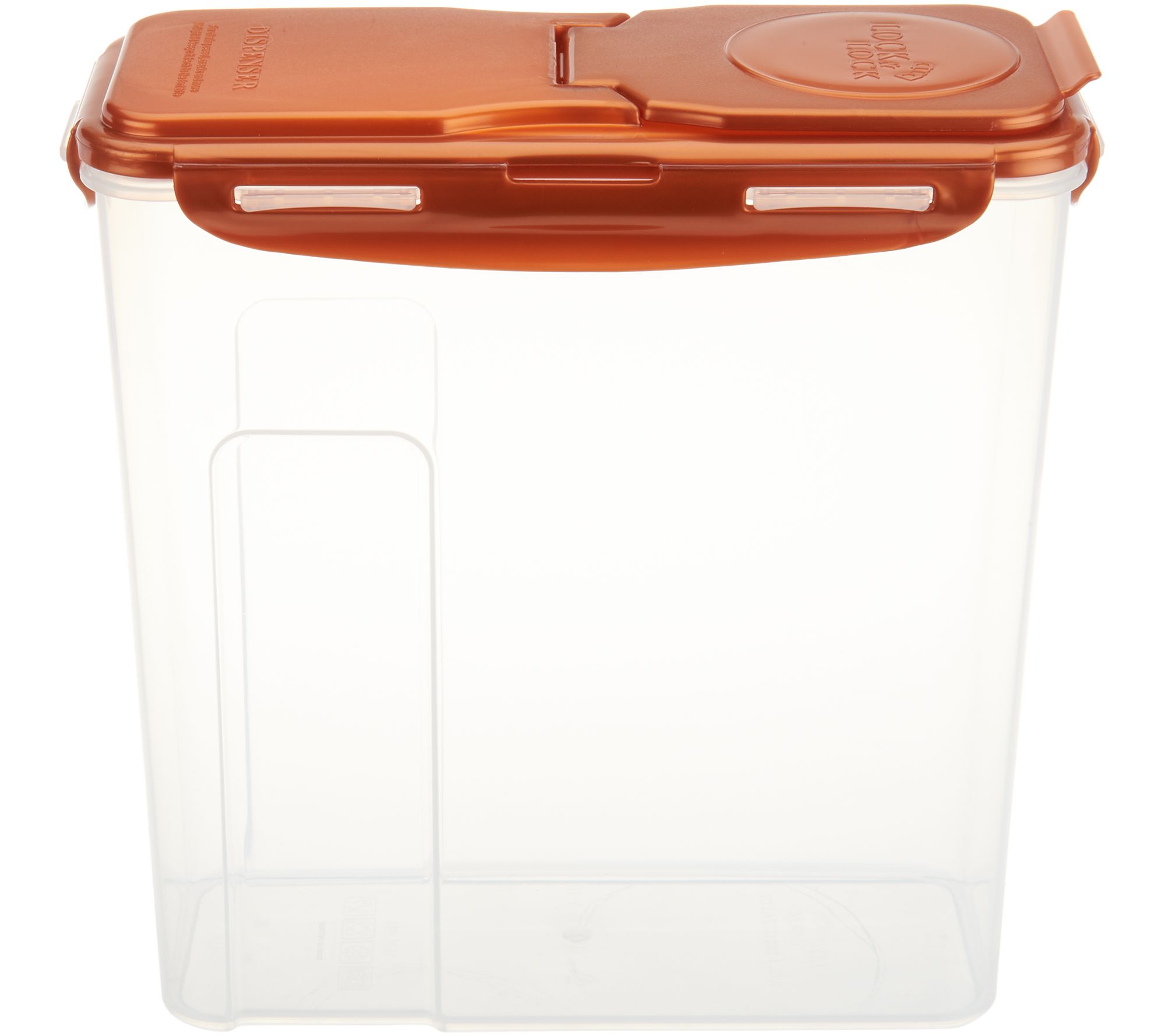 Lock & Lock Set of 2 Cereal Storage Containers with Flip-Top Lids