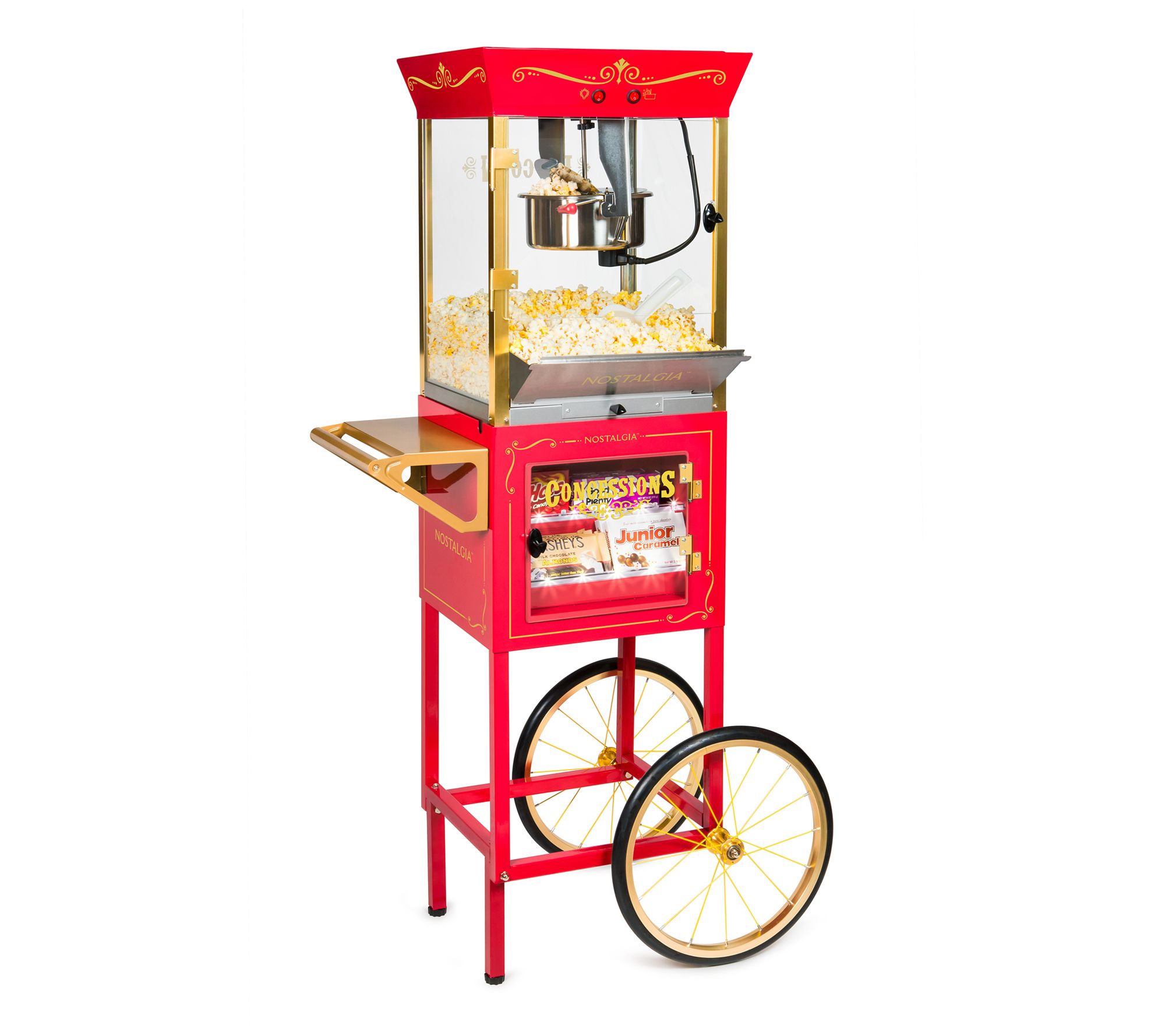 Nostalgia Concession Popcorn Cart