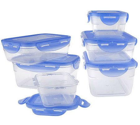 Lock & Lock 6-piece Polycarbonate Food Storage Container Set - QVC.com