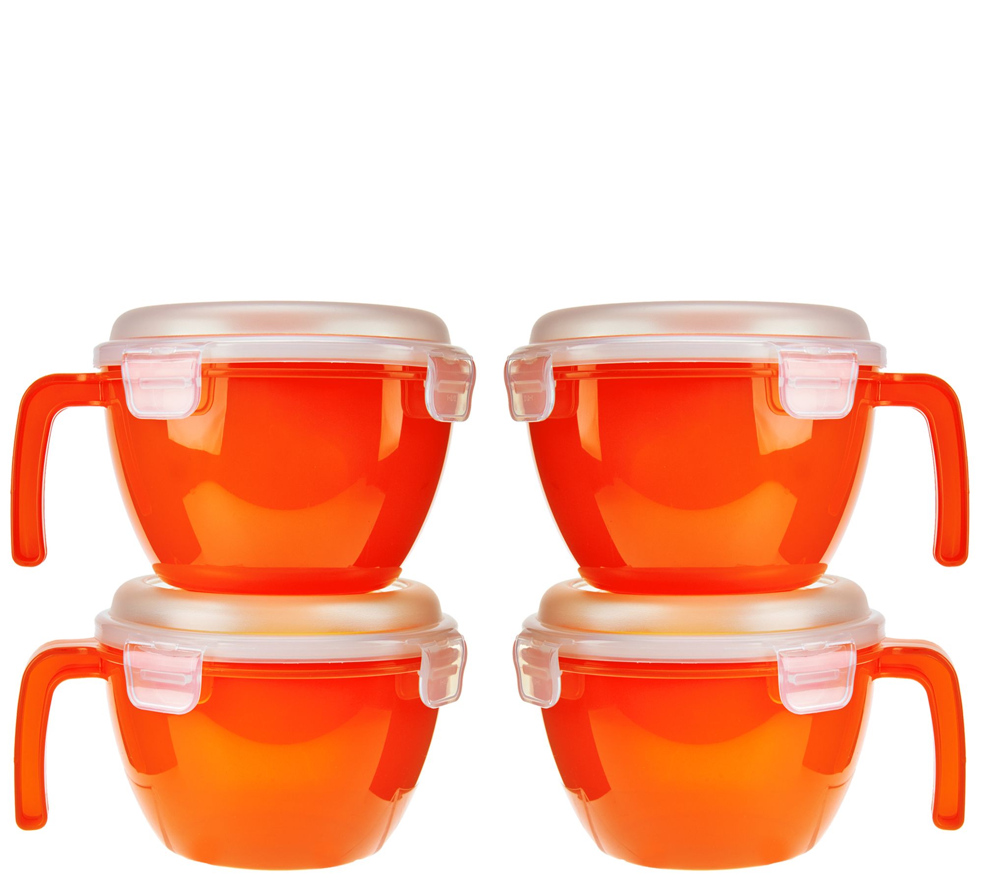 Lock & Lock Set of 4 Vented Bowls w/ Handles - K43635 — QVC.com