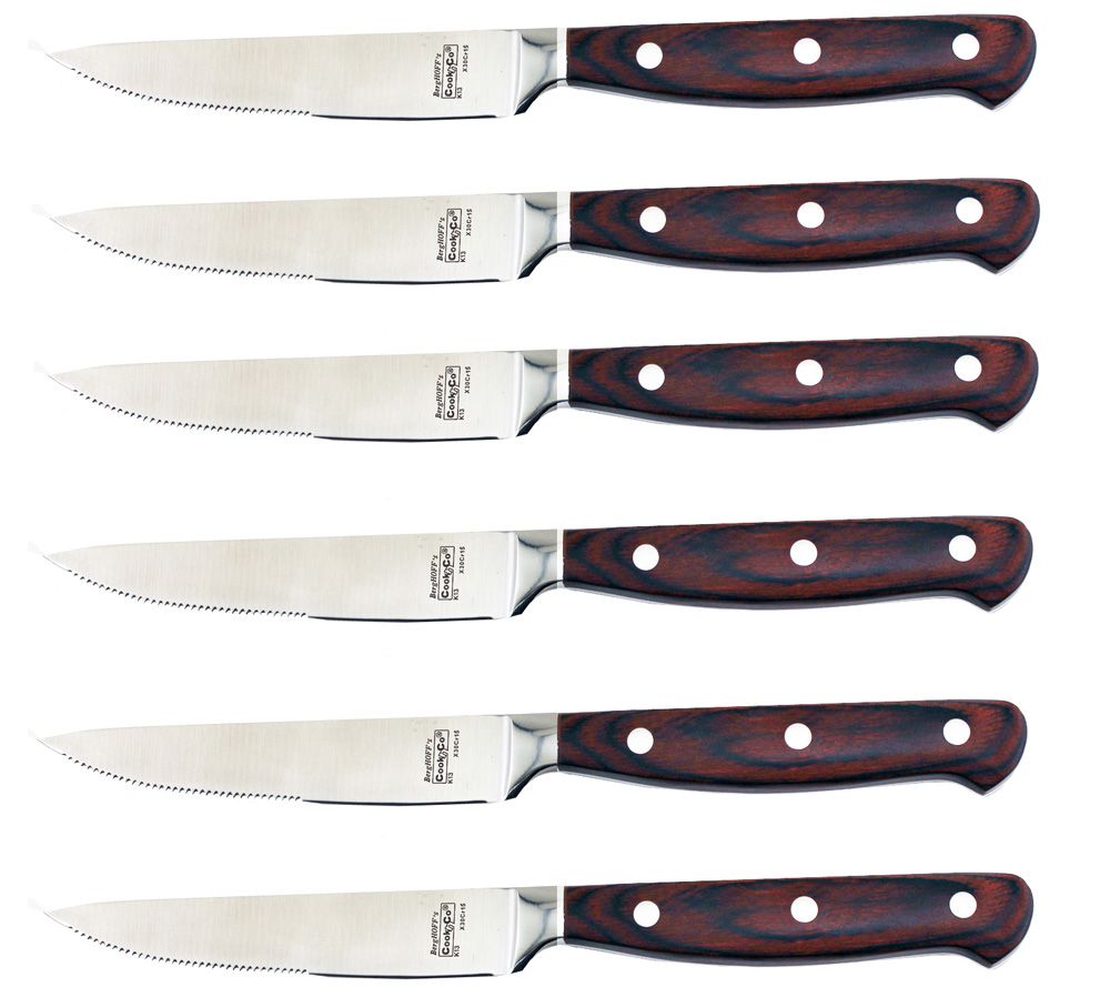 BergHOFF Pakka 6-Piece Steak Knife Set