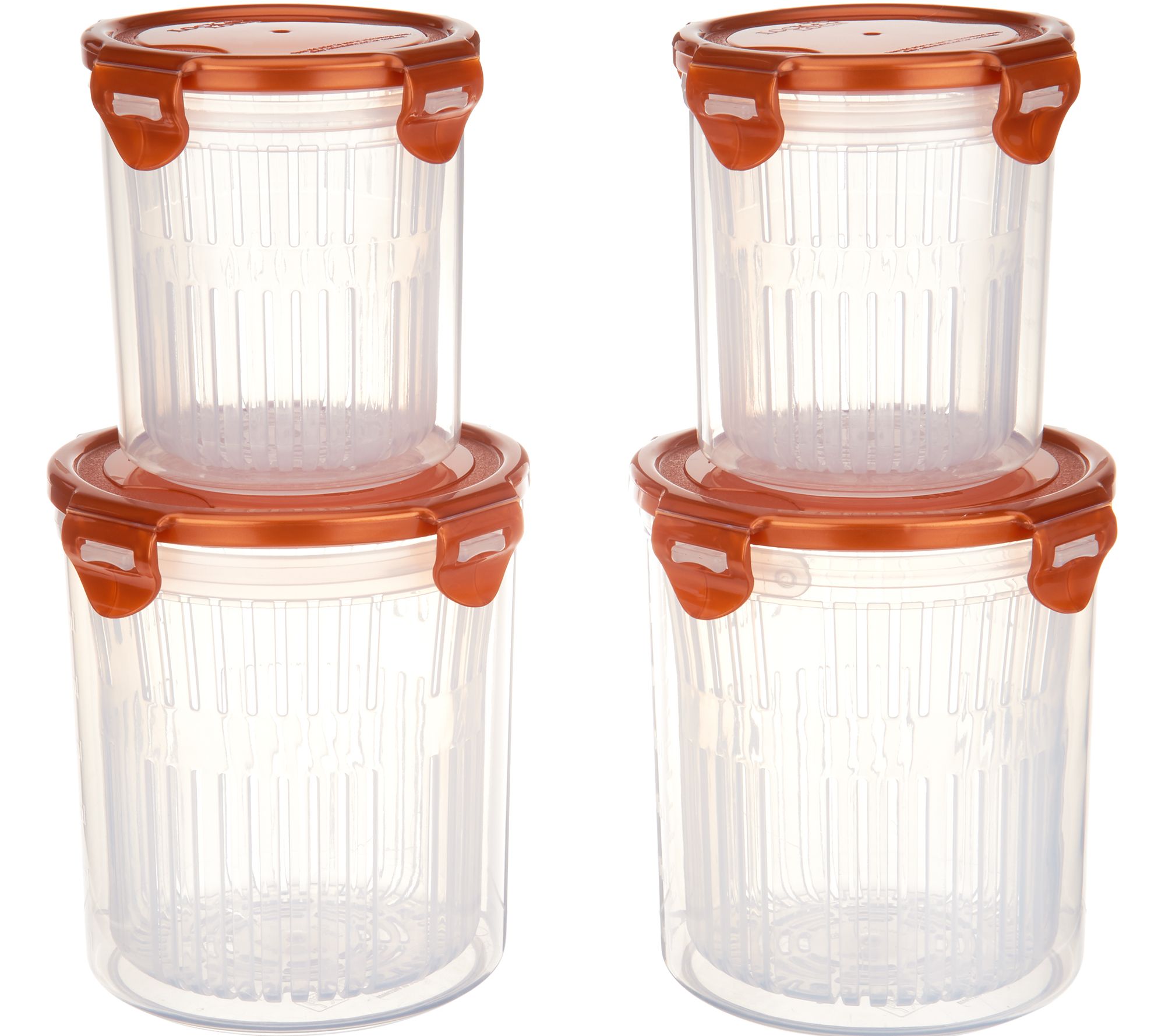 Lock & Lock 4 Piece Straining Container Storage Set Page 1 —