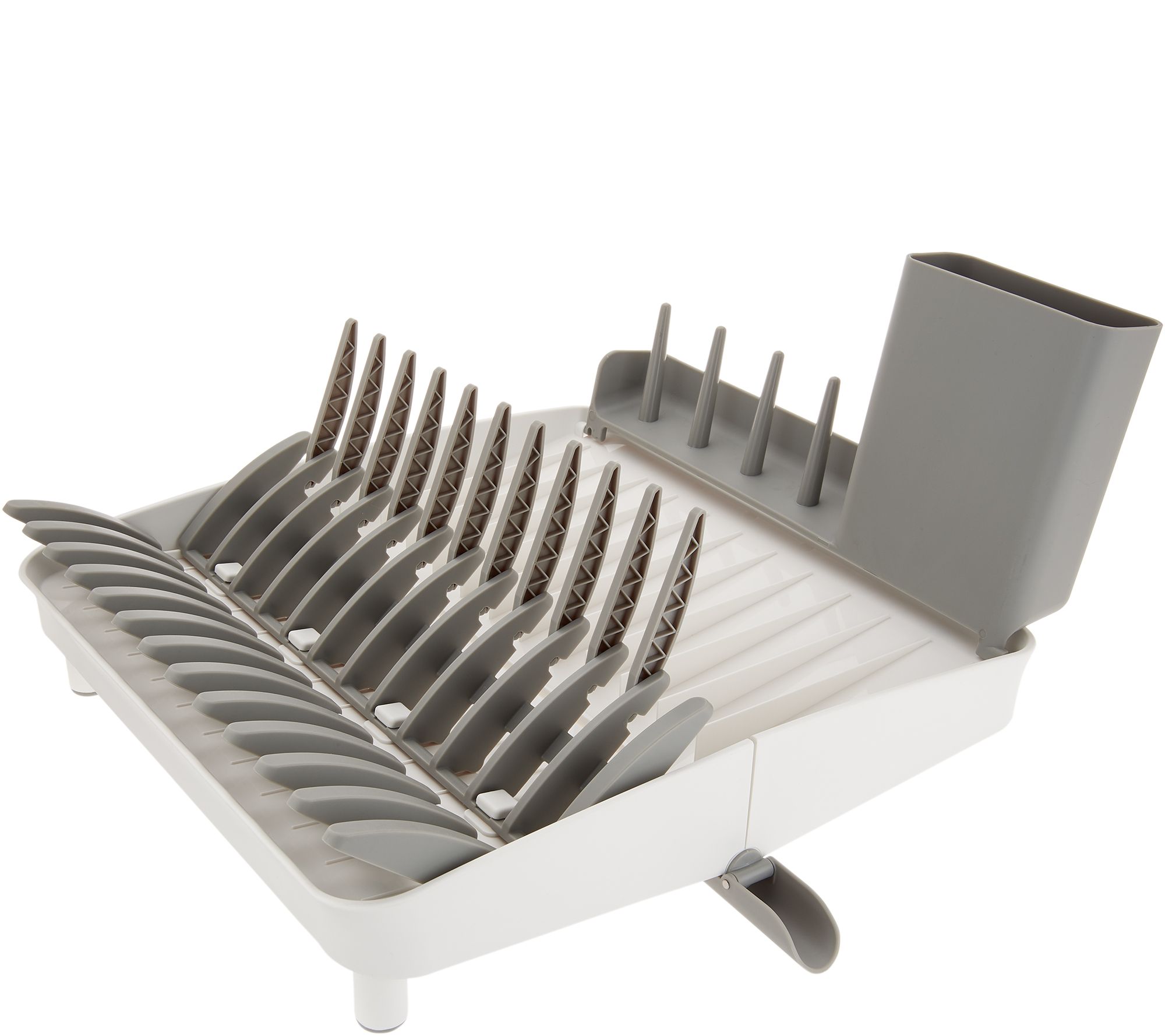 As Is Fold Store Countertop Dish Drying Rack Page 1 Qvc Com