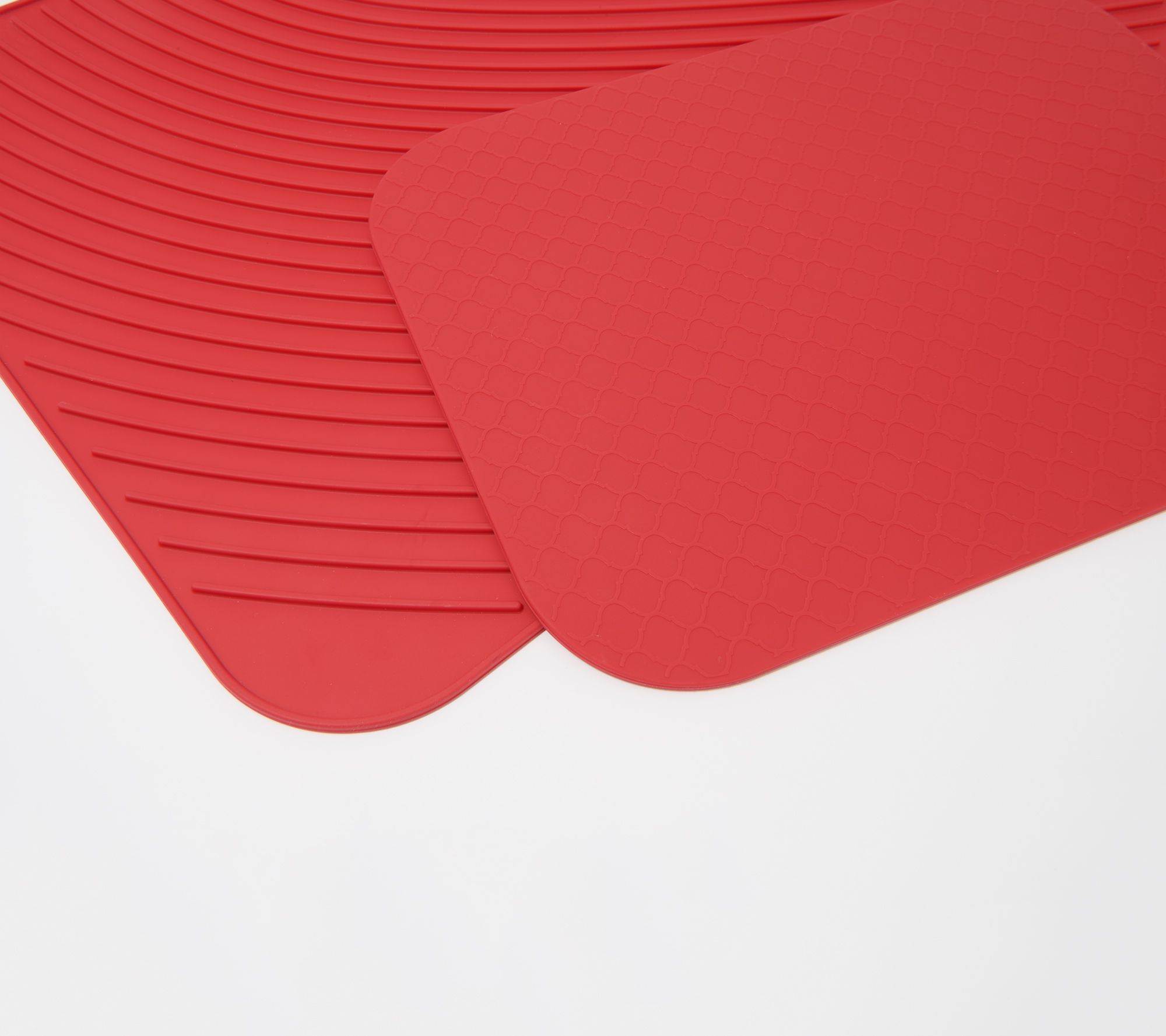 Cook's Essentials Silicone Countertop Mat and Drain Mat —