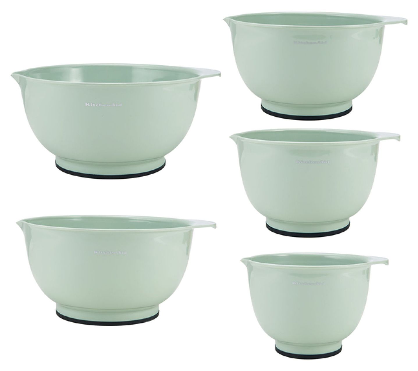 KitchenAid 5-Piece Mixing Bowl Set - Pistachio - QVC.com