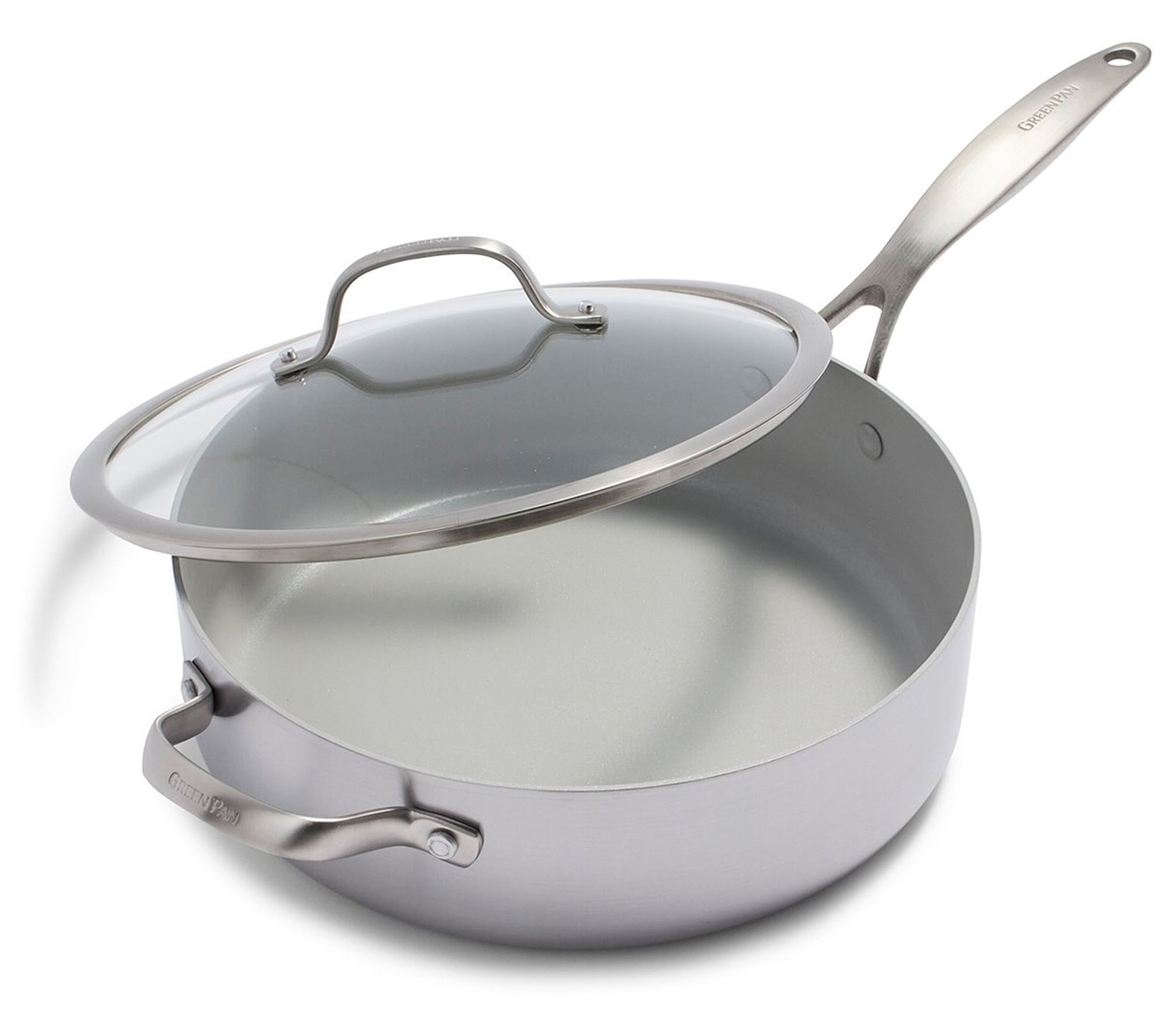 GreenPan Venice Pro Ceramic Nonstick Saute Pan ith Lid