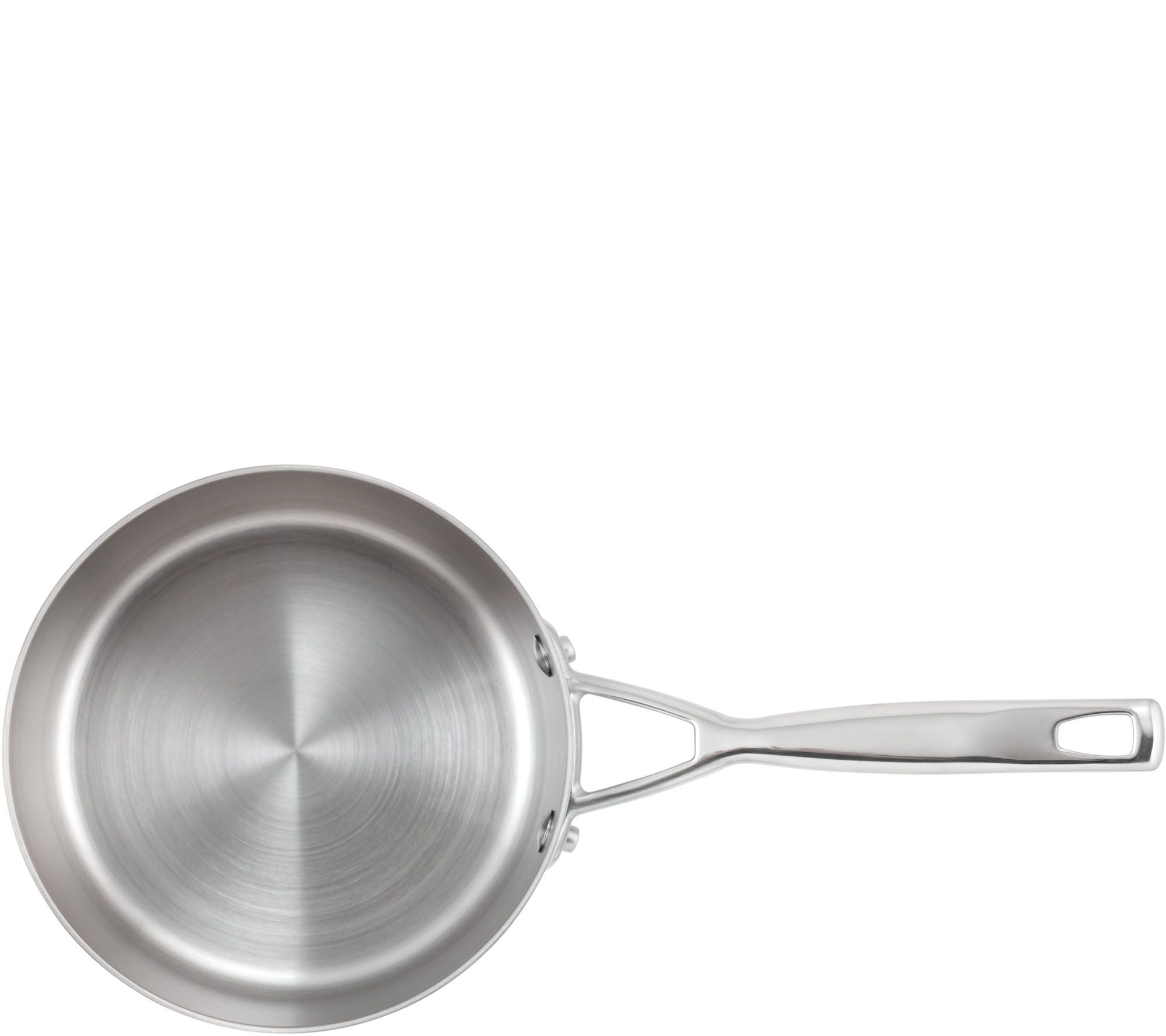 Anolon 2-Quart Tri-Ply Clad Stainless Steel Covered Saucepan - QVC.com