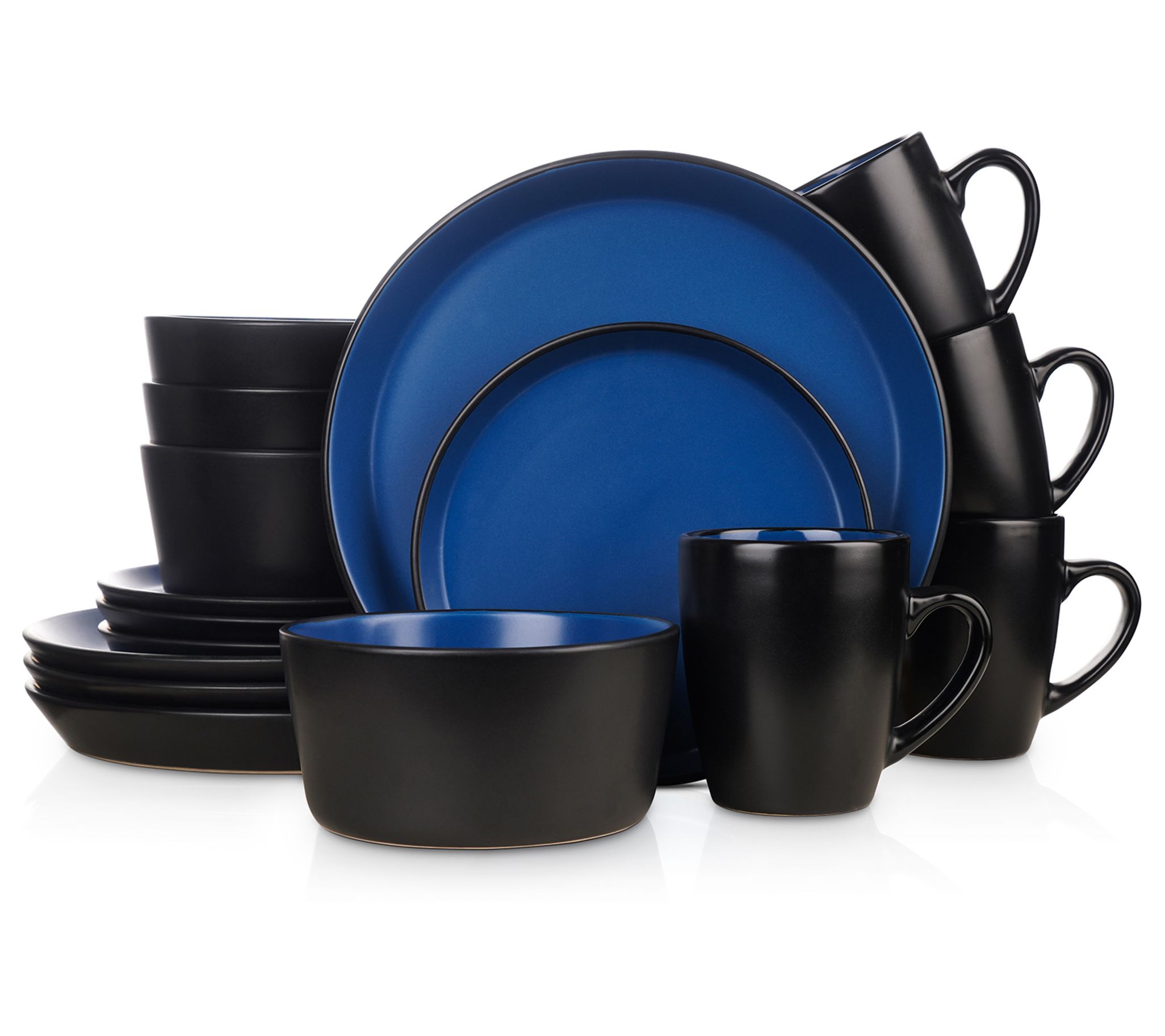 Stone + Lain Albie 16-Piece Stoneware Dinnerwar e Set