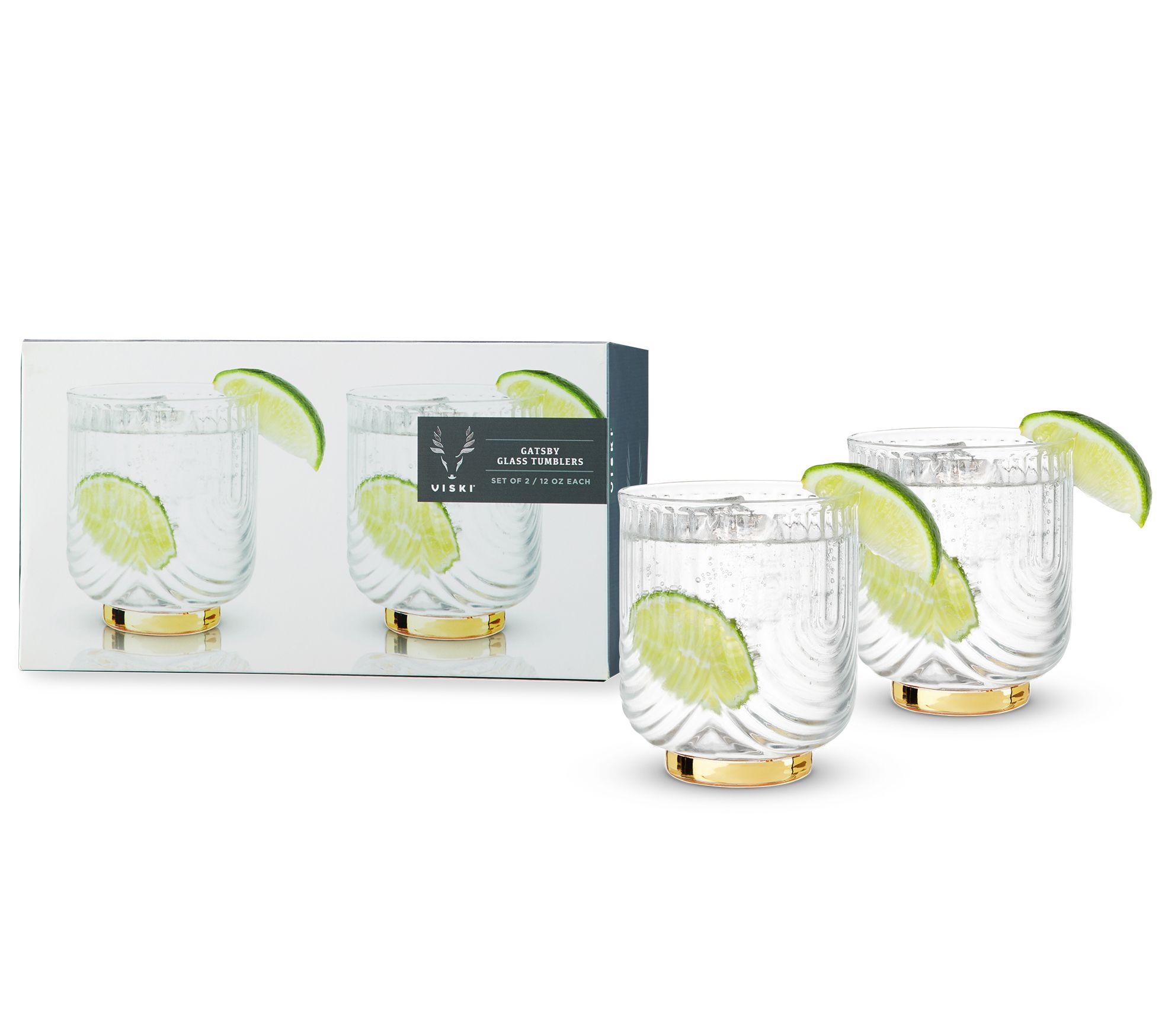 Viski Set of 2 Gatsby Tumblers