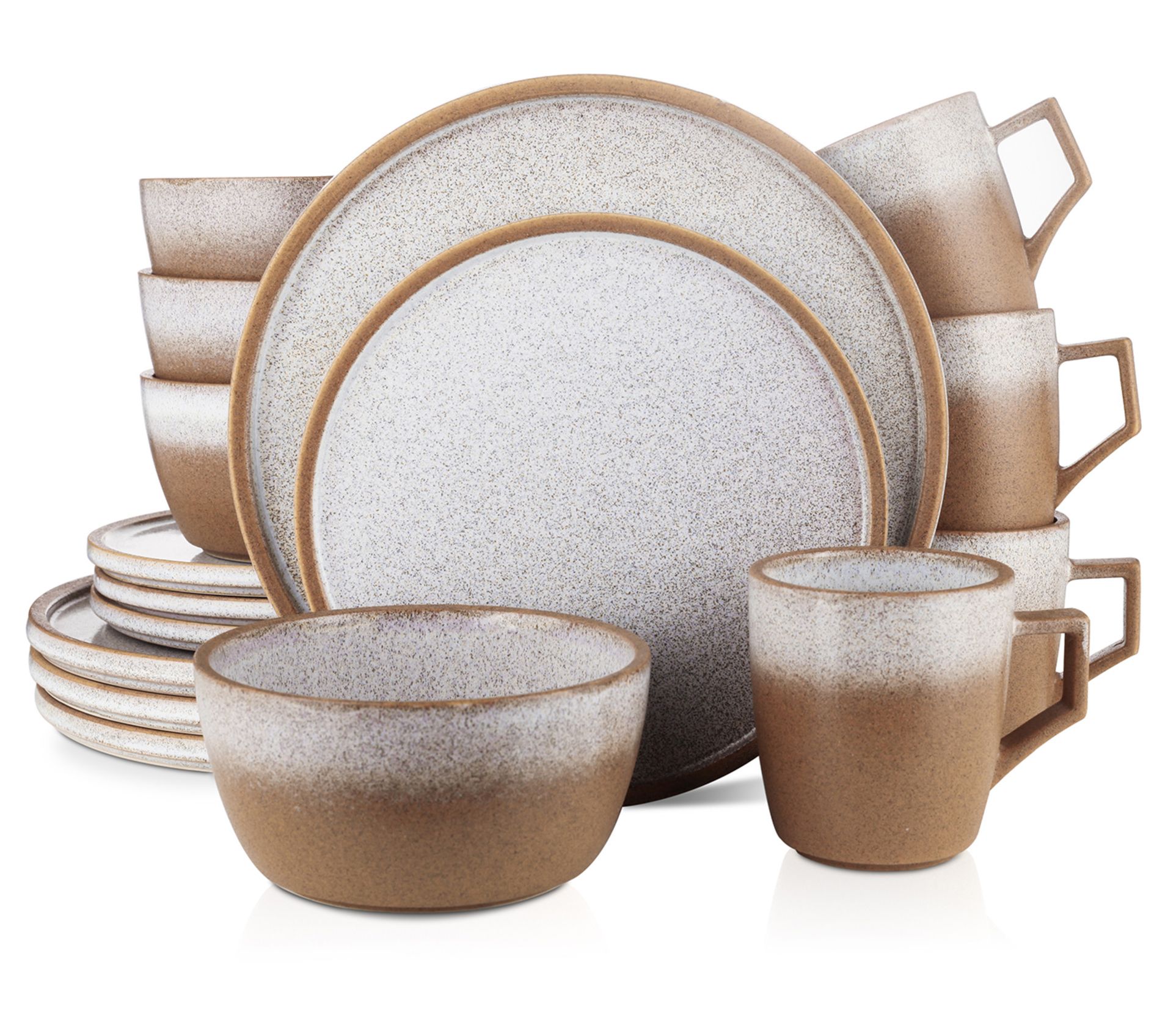 Stone + Lain Vince 16-Piece Stoneware Dinnerwar e Set