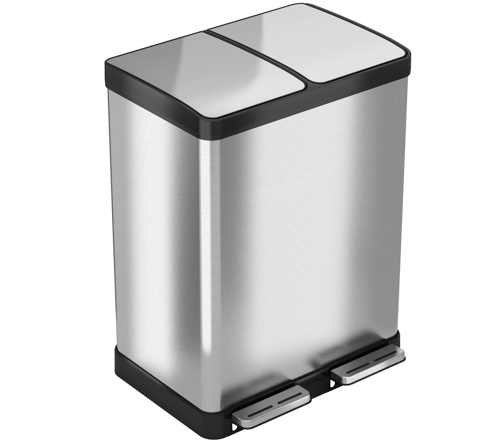 iTouchless SoftStep 16-Gallon Dual-Compartment ep Trash Can