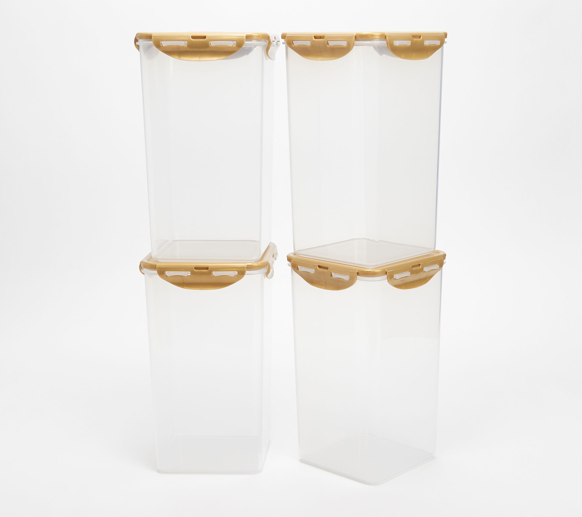 LocknLock 4 piece Tall Canister Storage Set