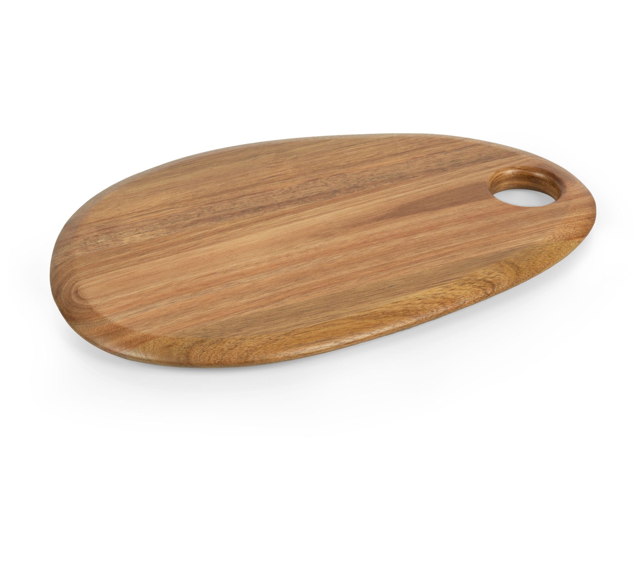 Toscana Pebble Shaped 15" x 10" Acacia Serving d