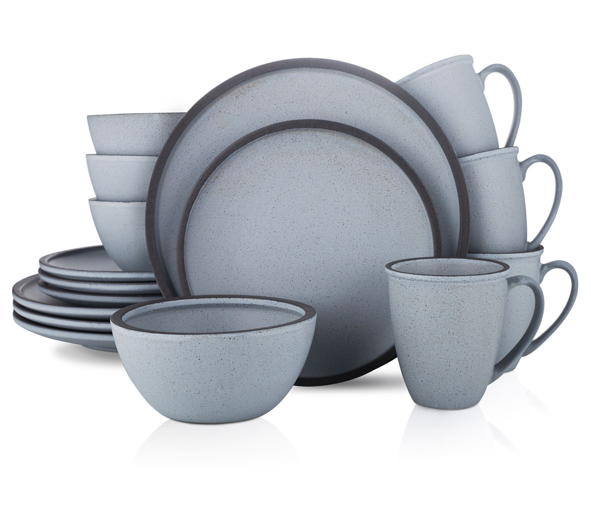 Stone + Lain Tina 16-Piece Stoneware Dinnerware Set