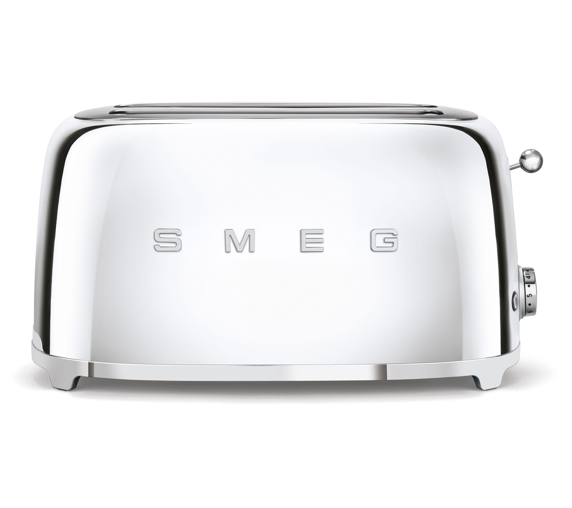 Smeg Retro Style 4-Slice Stainless Steel Toaste