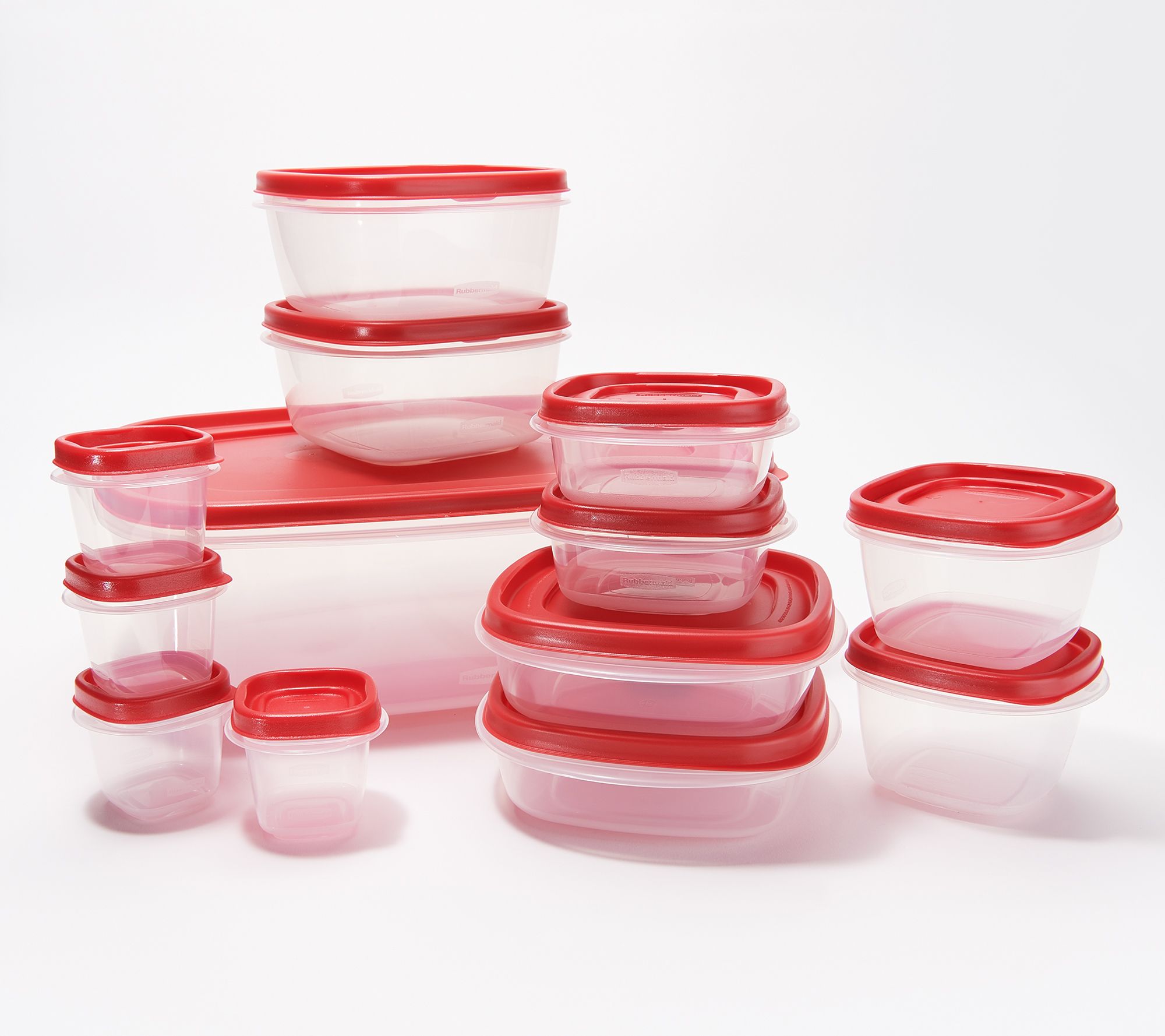 Rubbermaid 13 Piece Storage Set With Easy Find Lids Page 1 Qvc Com