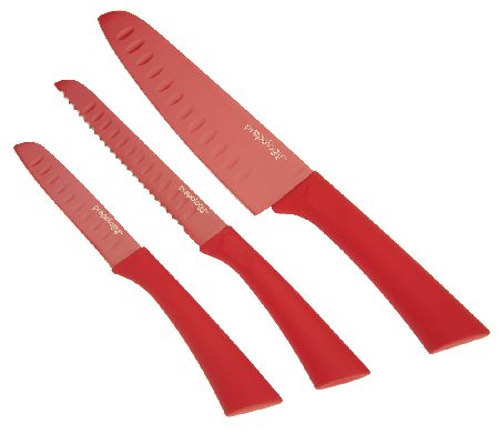 Prepology 3-piece Nonstick Knife Set with Safety Tips - K37267 — QVC.com