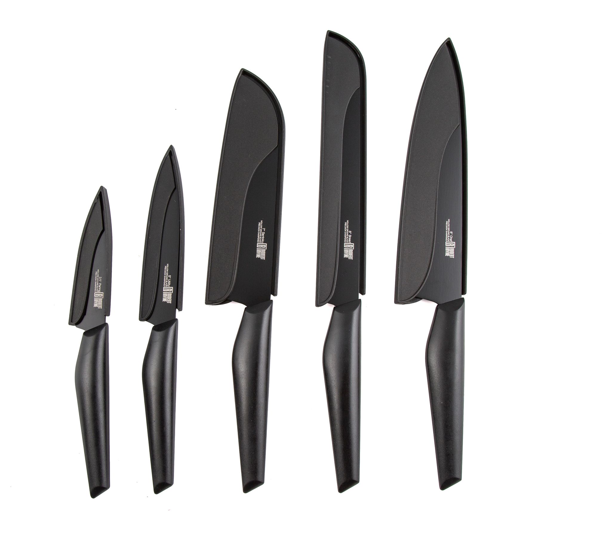 Chef Robert Irvine S 10 Piece Black Cutlery Set Qvc Com
