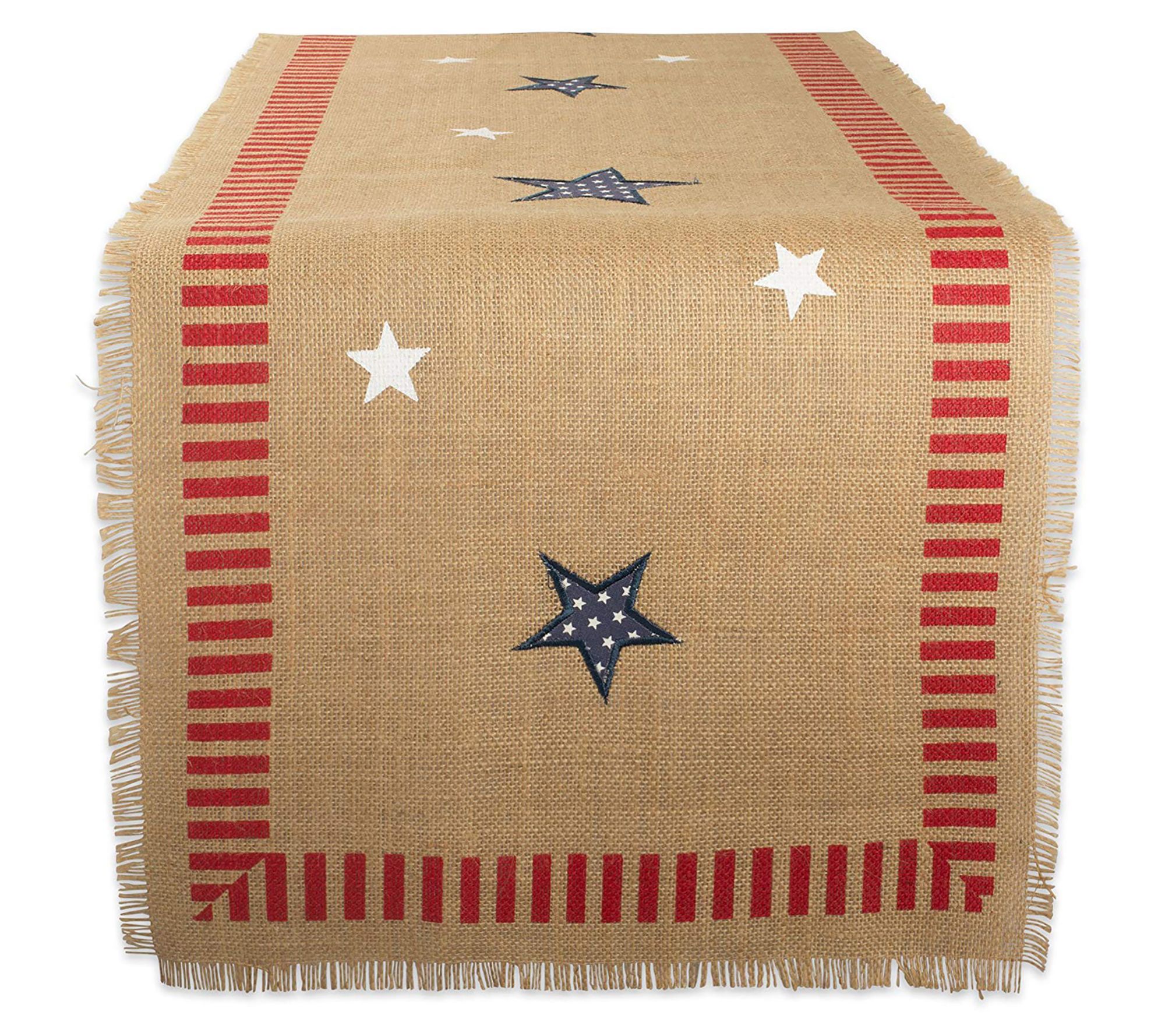 Design Imports 4th of July Jute Table Runner 14 08