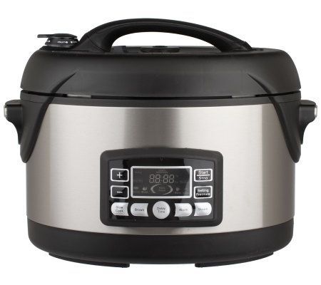 CooksEssentials 6.5 Quart Digital Oval Pressure Cooker — QVC.com