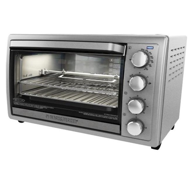 BLACK + DECKER 6 Slice Rotisserie Convection Co untertop Oven